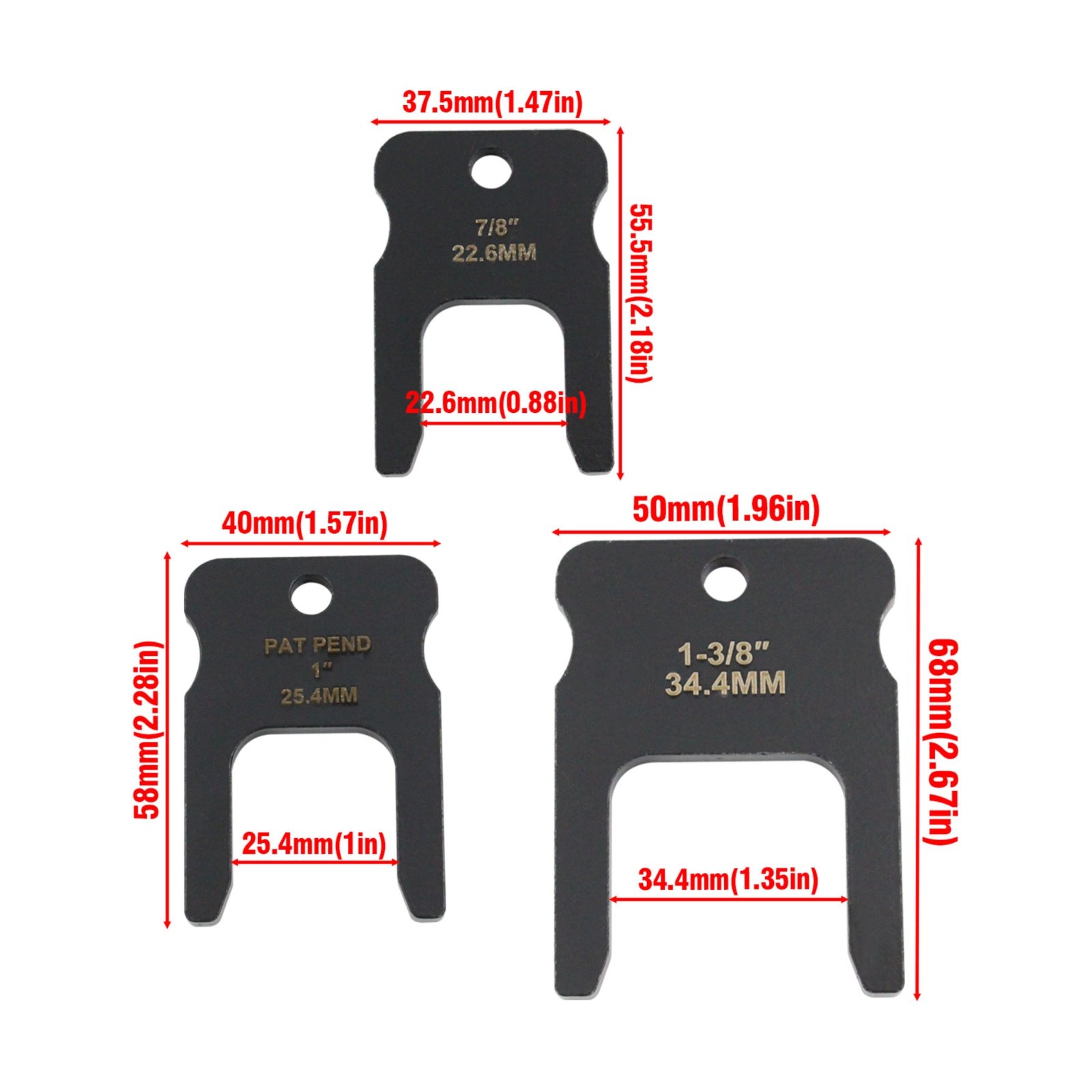 3 Pieces DEF Disconnect Tool Tight Gaps