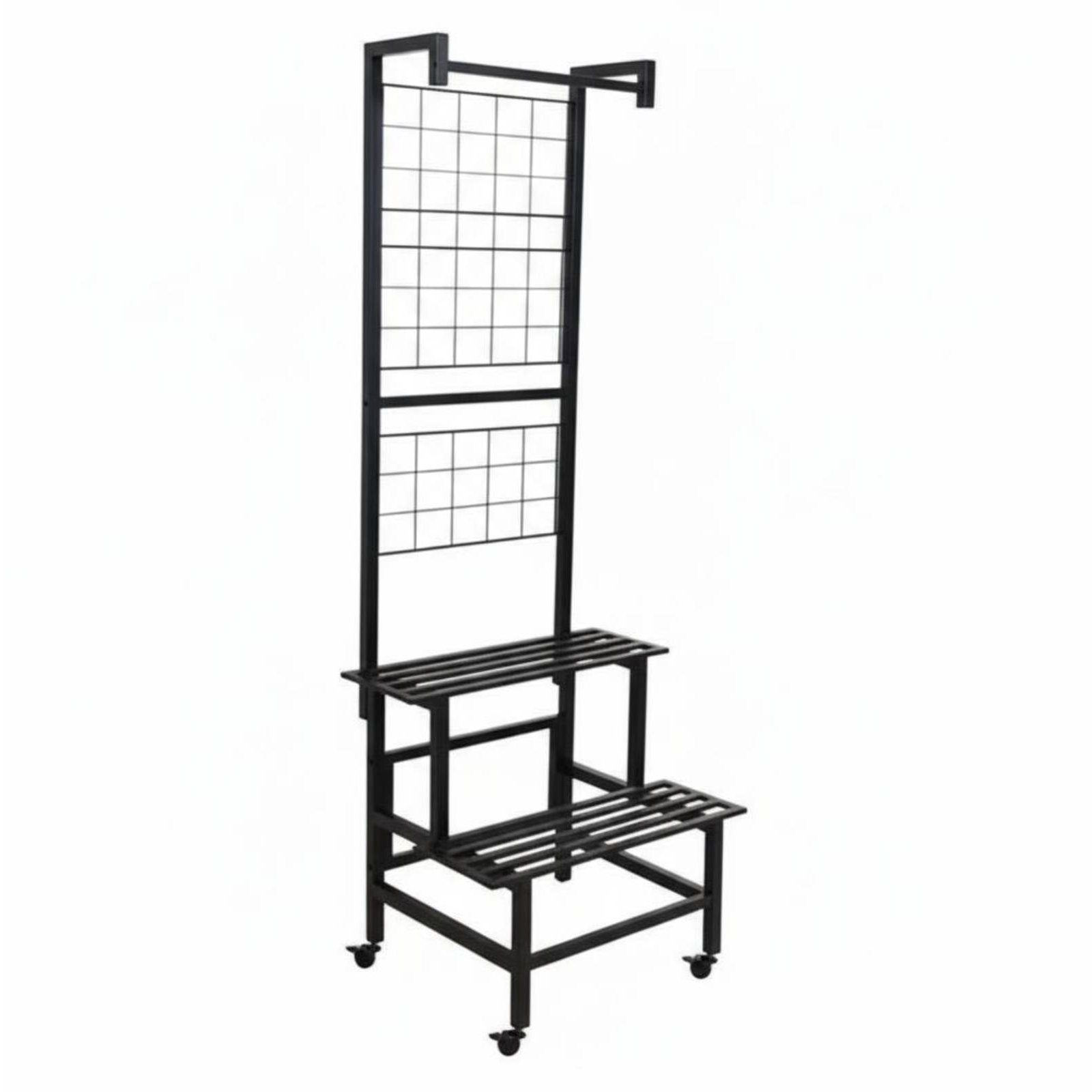 Rolling Plant Stand with Trellis