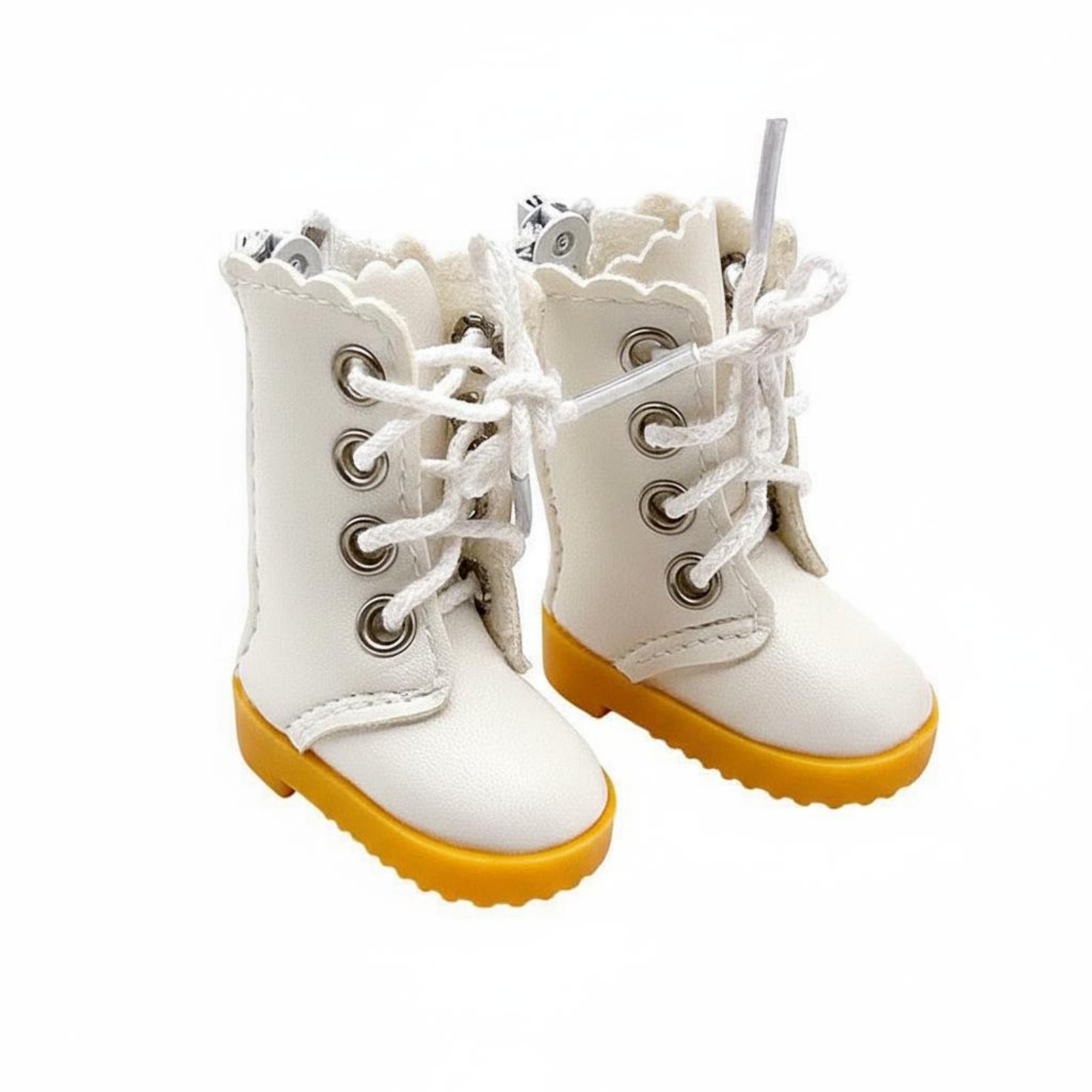 BJD Doll Vintage Boots Faux Leather