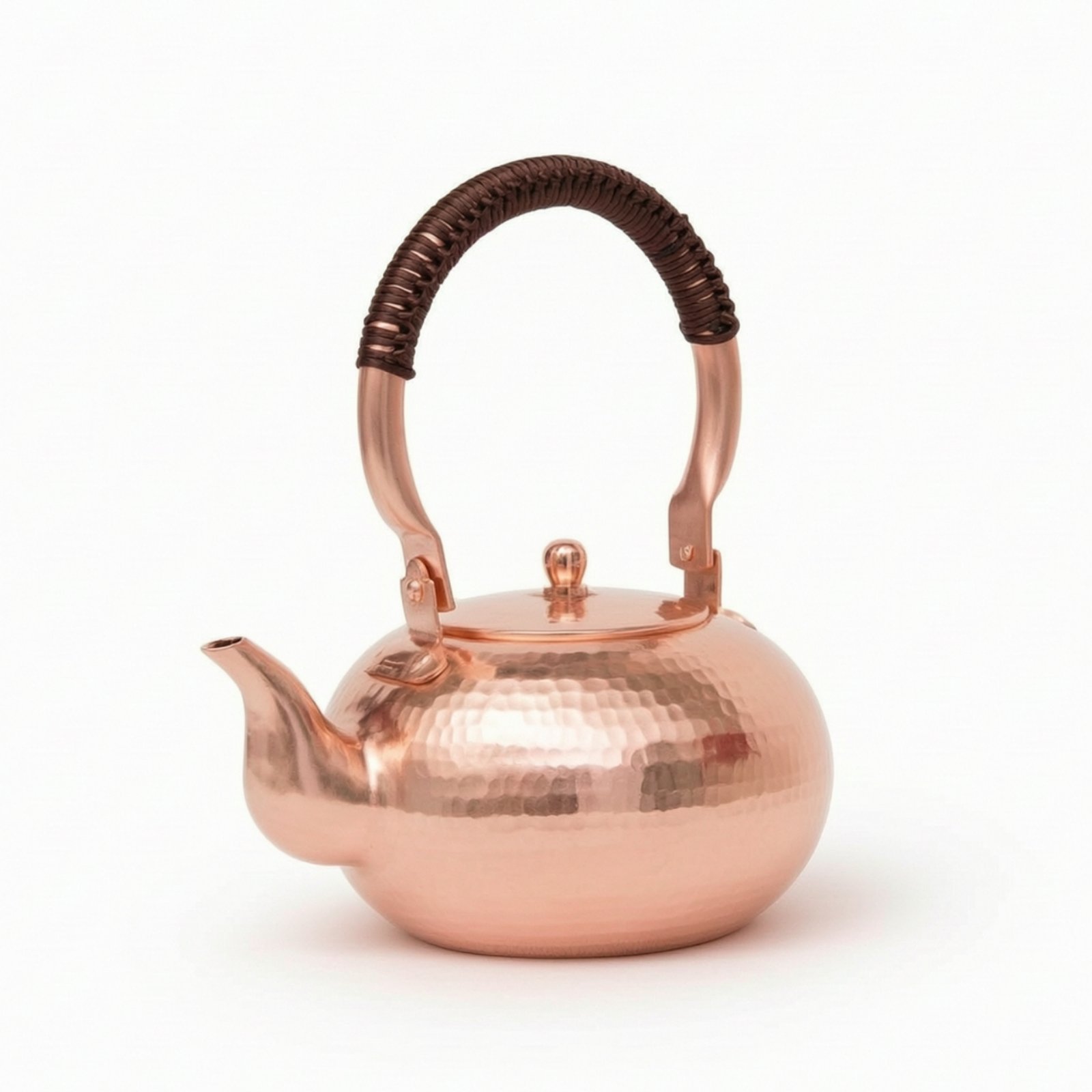 Hammered Copper Tea Kettle