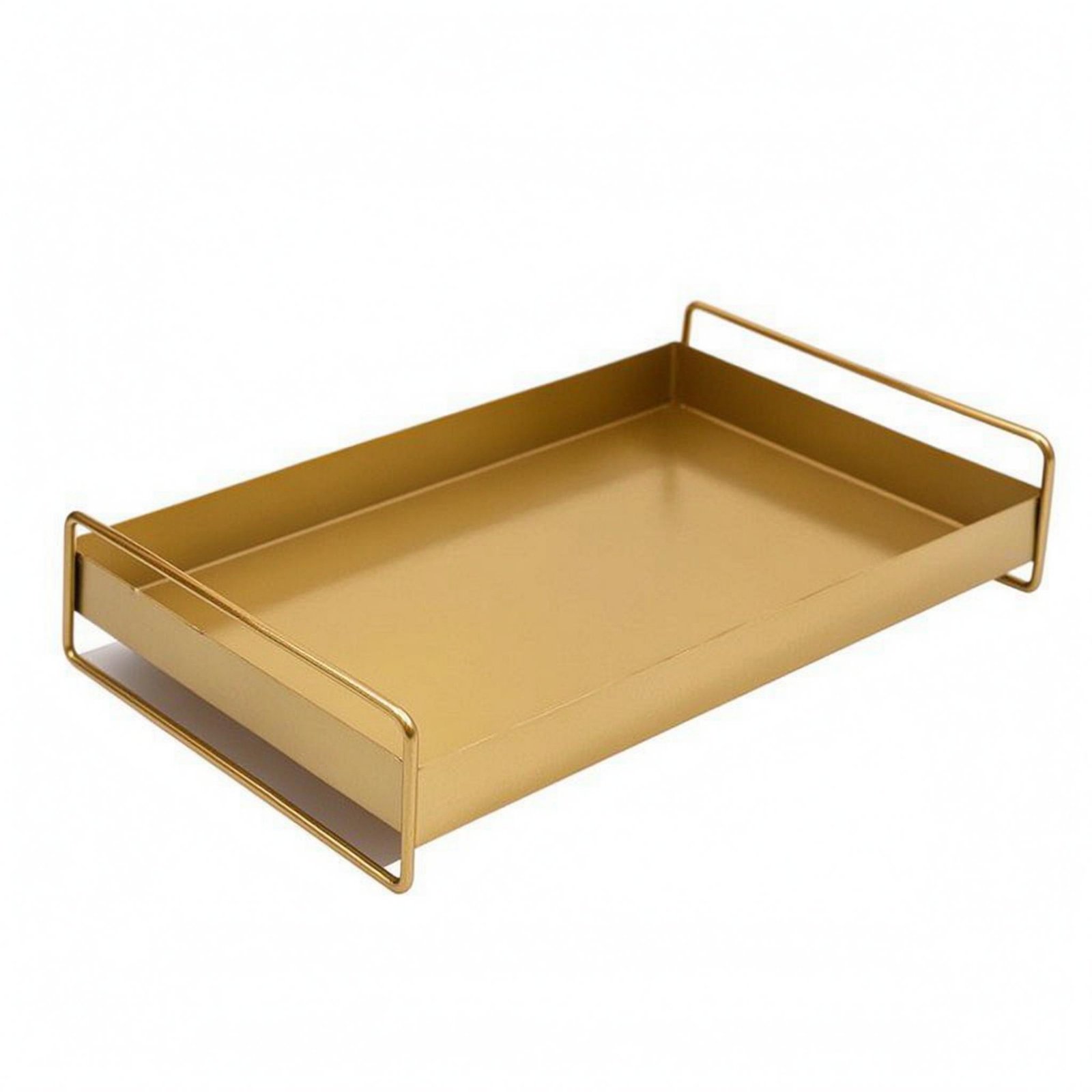 Serving Tray with Handles – Golden