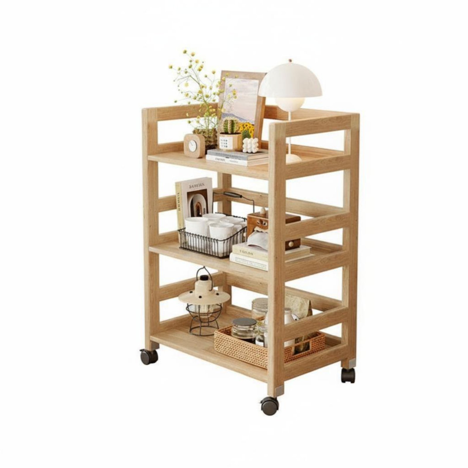 Four-Tier Rolling Trolley