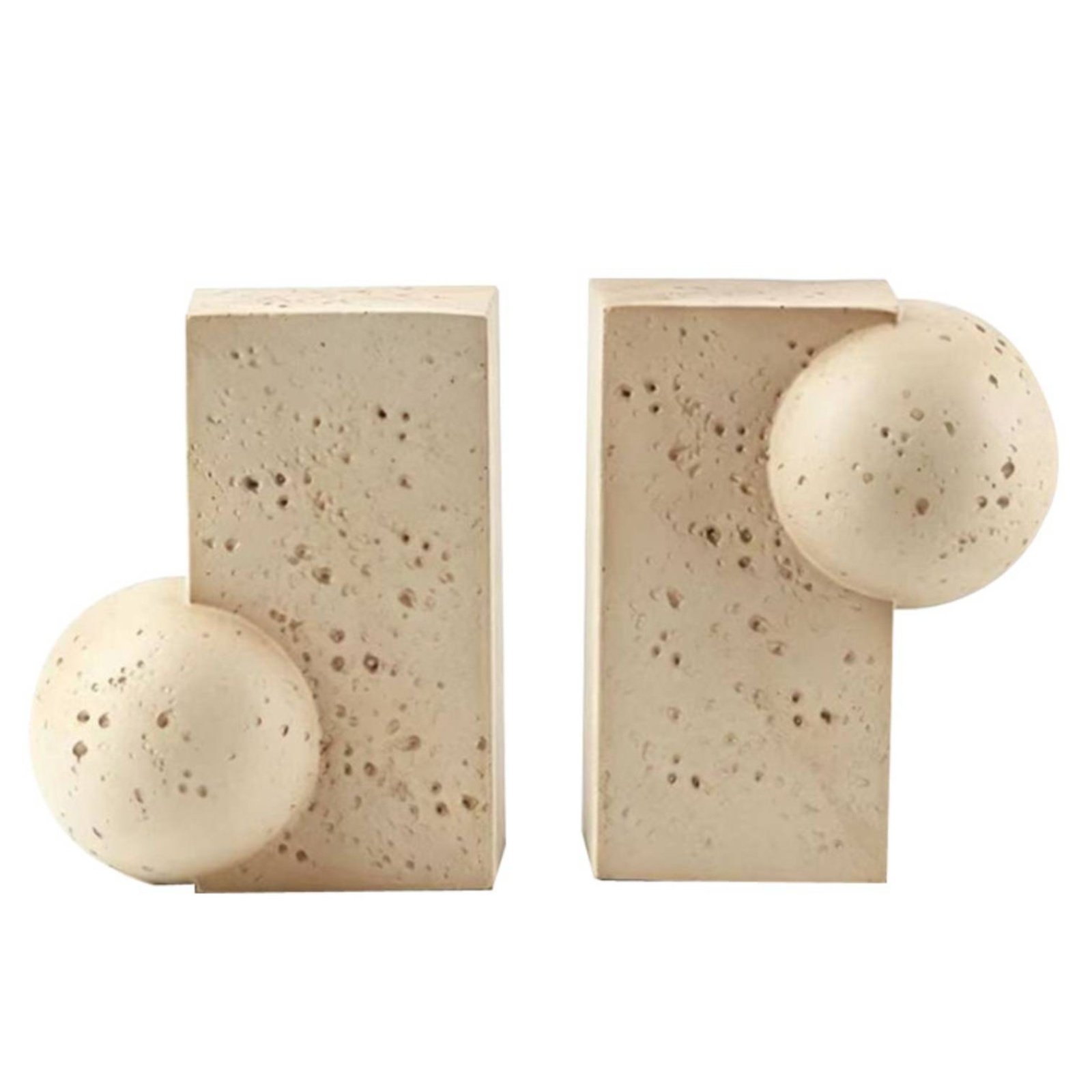 Stone-Look Bookends