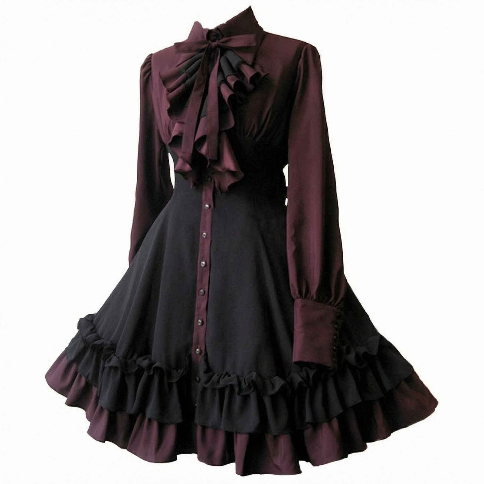 Gothic Long-Sleeve Dress