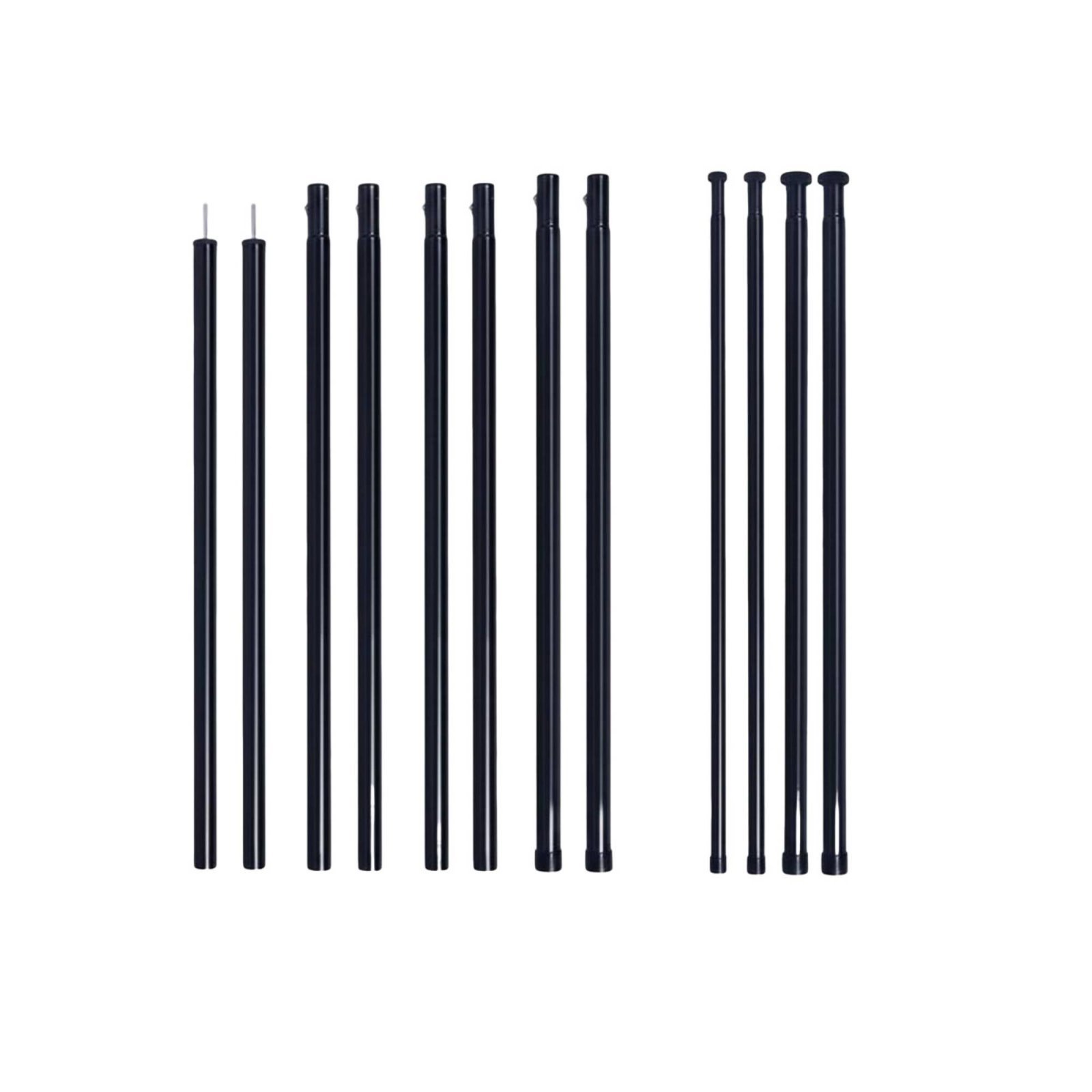 2-Piece Steel Canopy Support Rods
