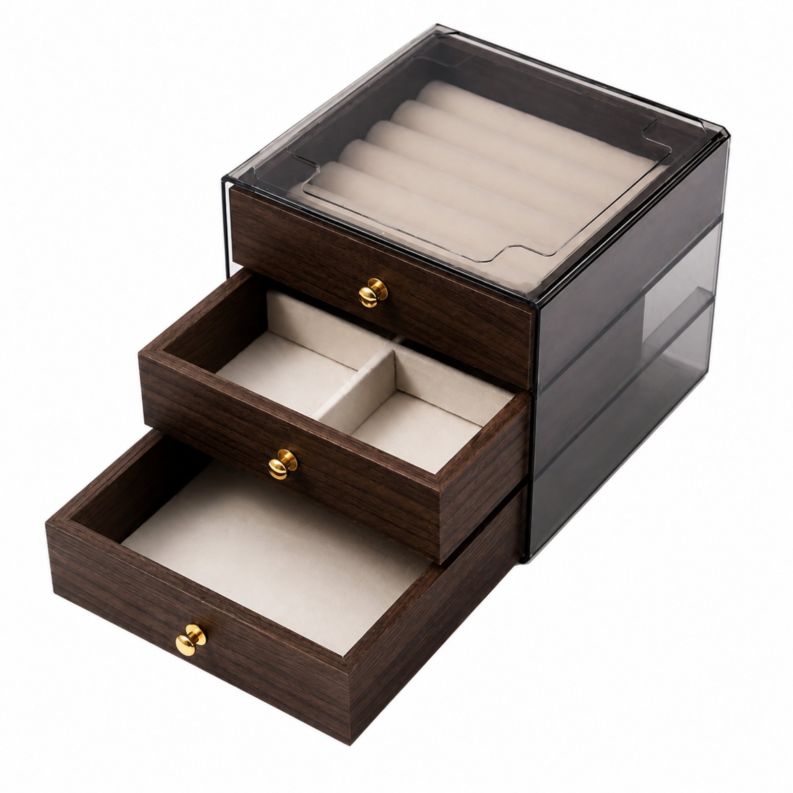 Jewelry Box Wood-Grain Finish