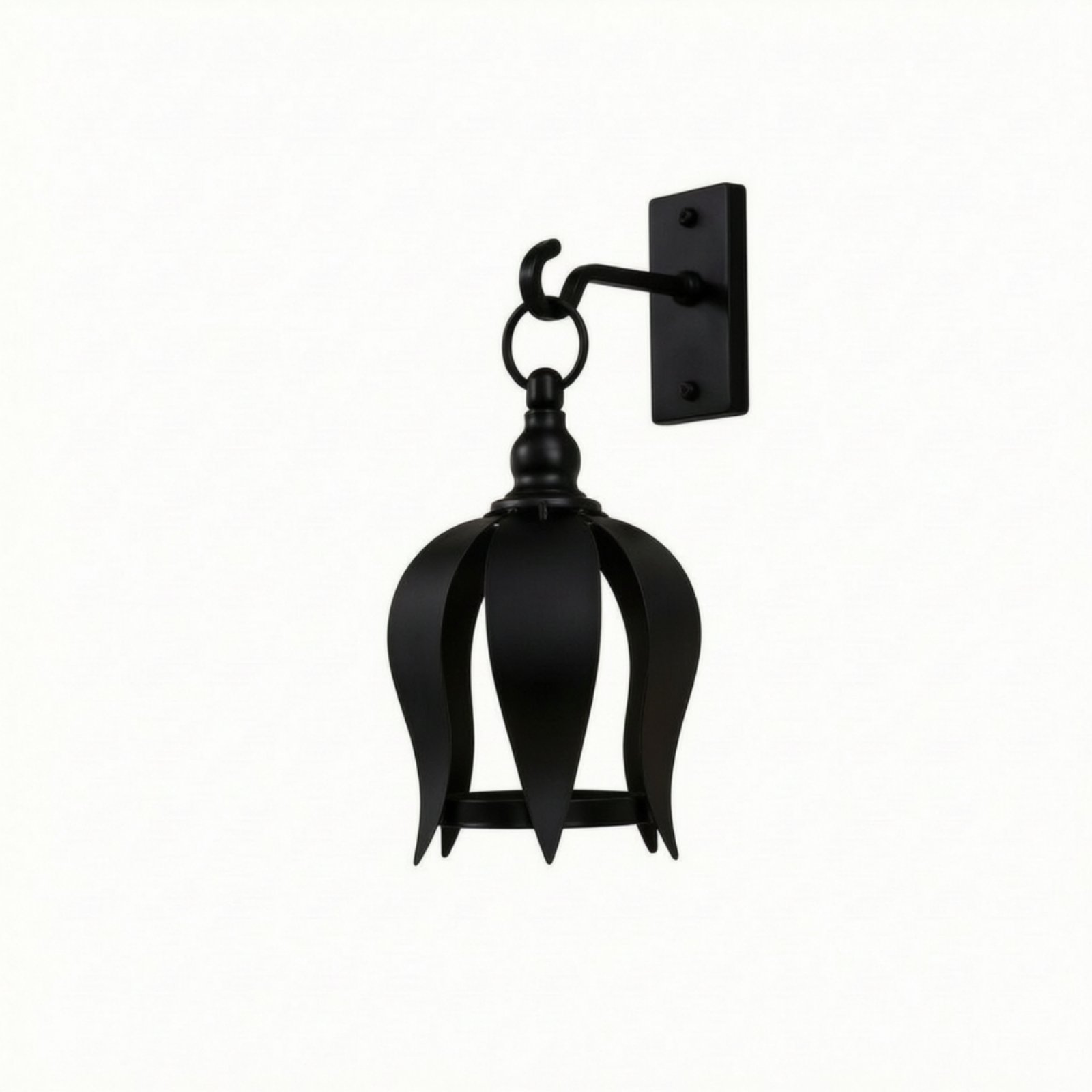 Iron Candle Holder with Top Loop