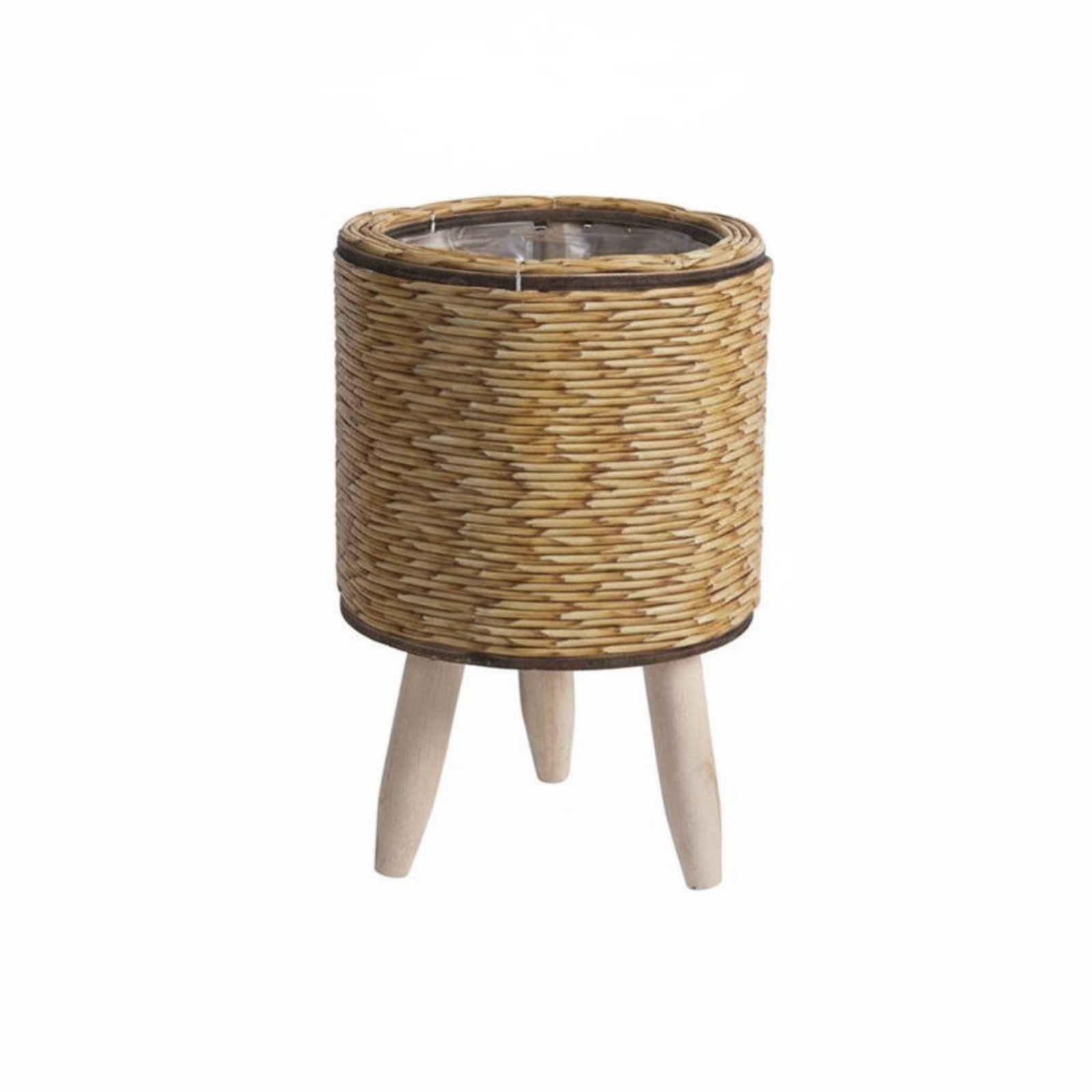Tripod Planter Rattanand Design Weave -Plant- Pot Holder