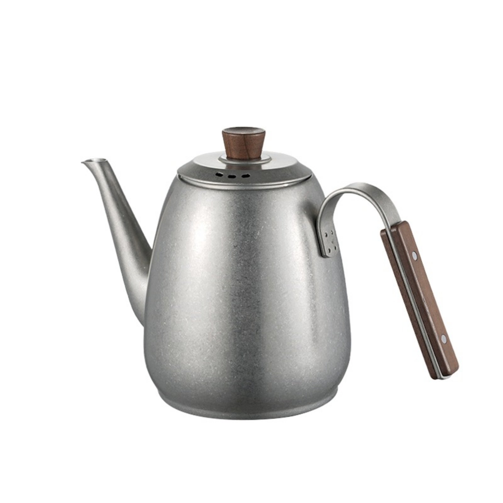 Tea Kettle with Wooden Handle Stainless Steel