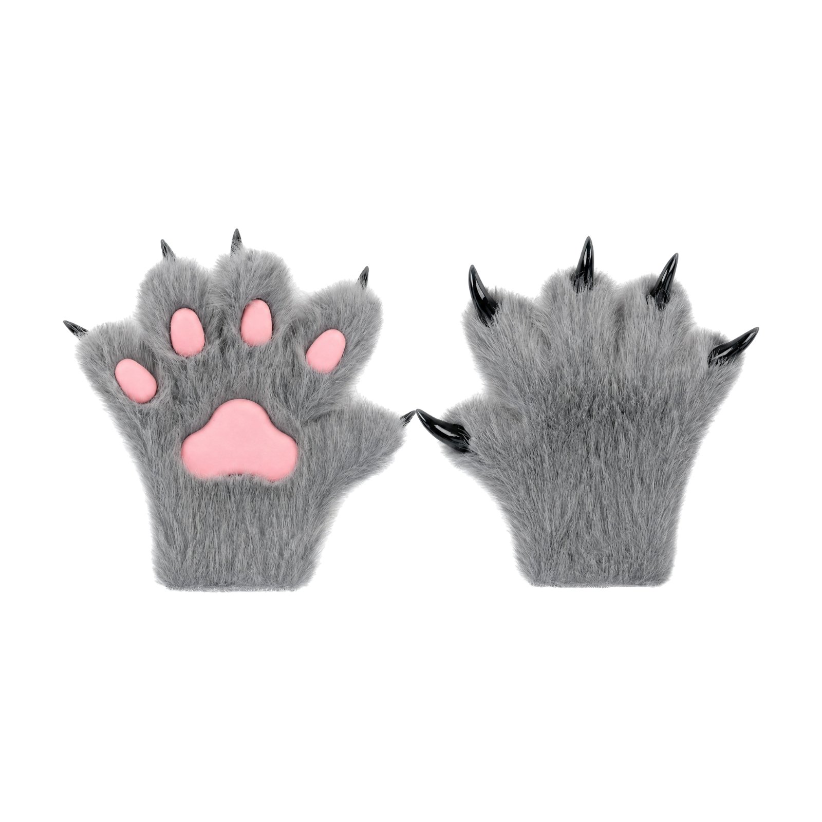 Animal-Paw Gloves with Paw Pads