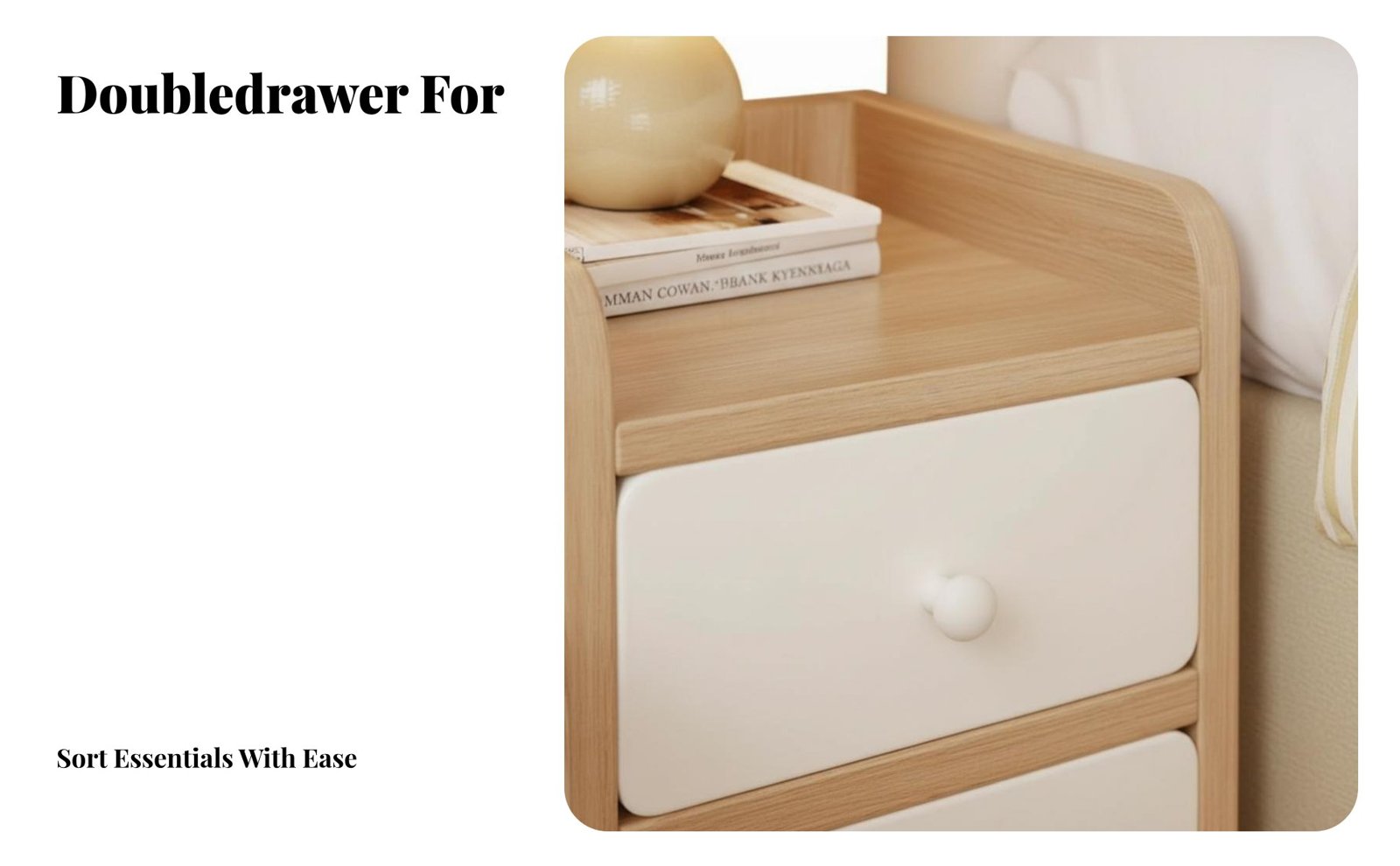Narrow Bedside Cabinet