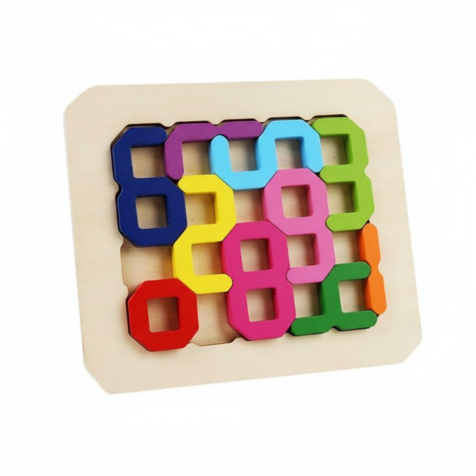 Wooden Number Puzzle