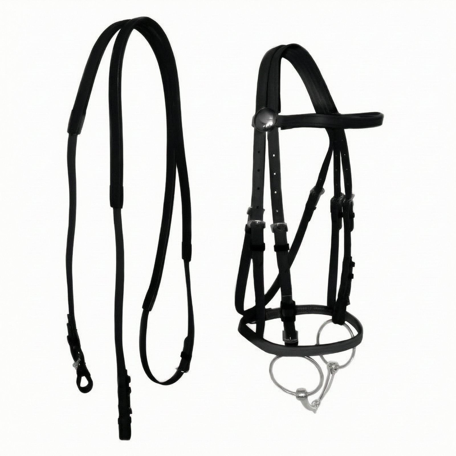 PVC Horse Bridle with Bit