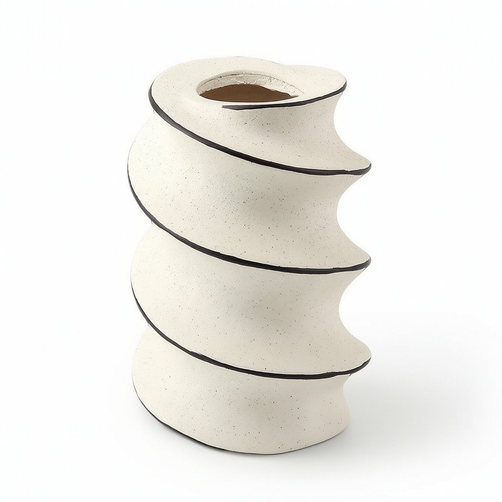 Speckled Coiled Vase