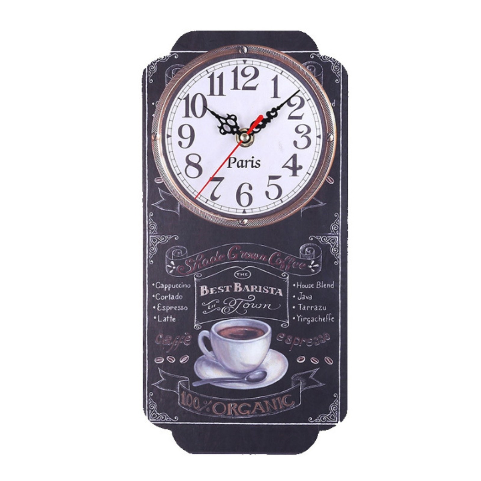 Rectangular Plaque Wall Clock