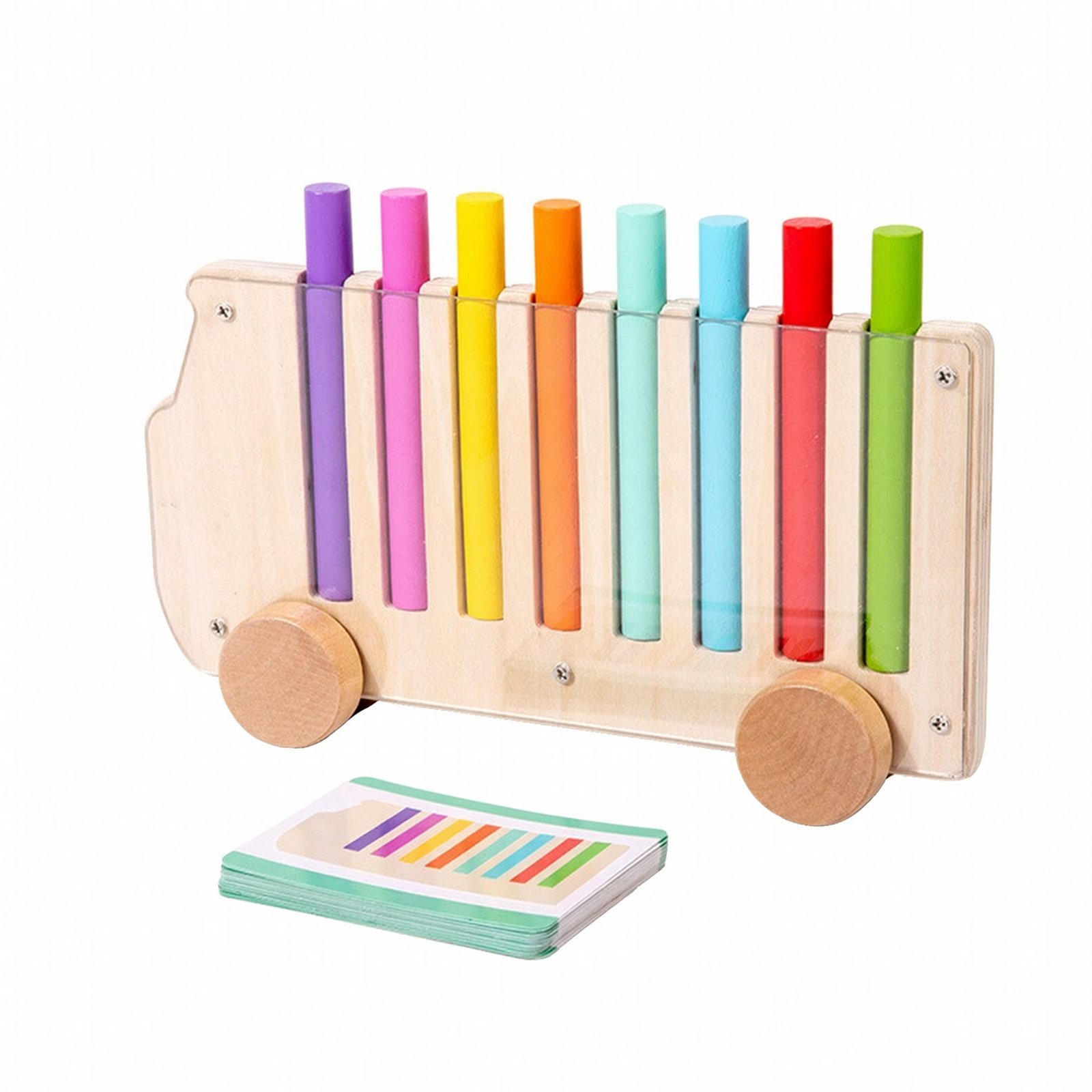 Basswood Bus Toy
