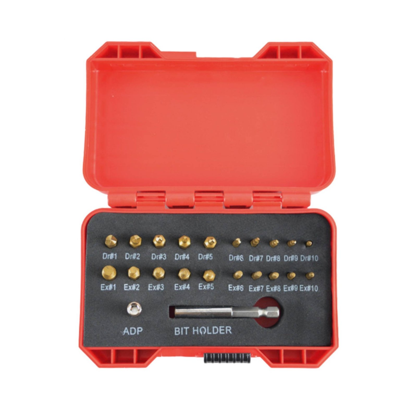 Coated Screw Extractor Kit