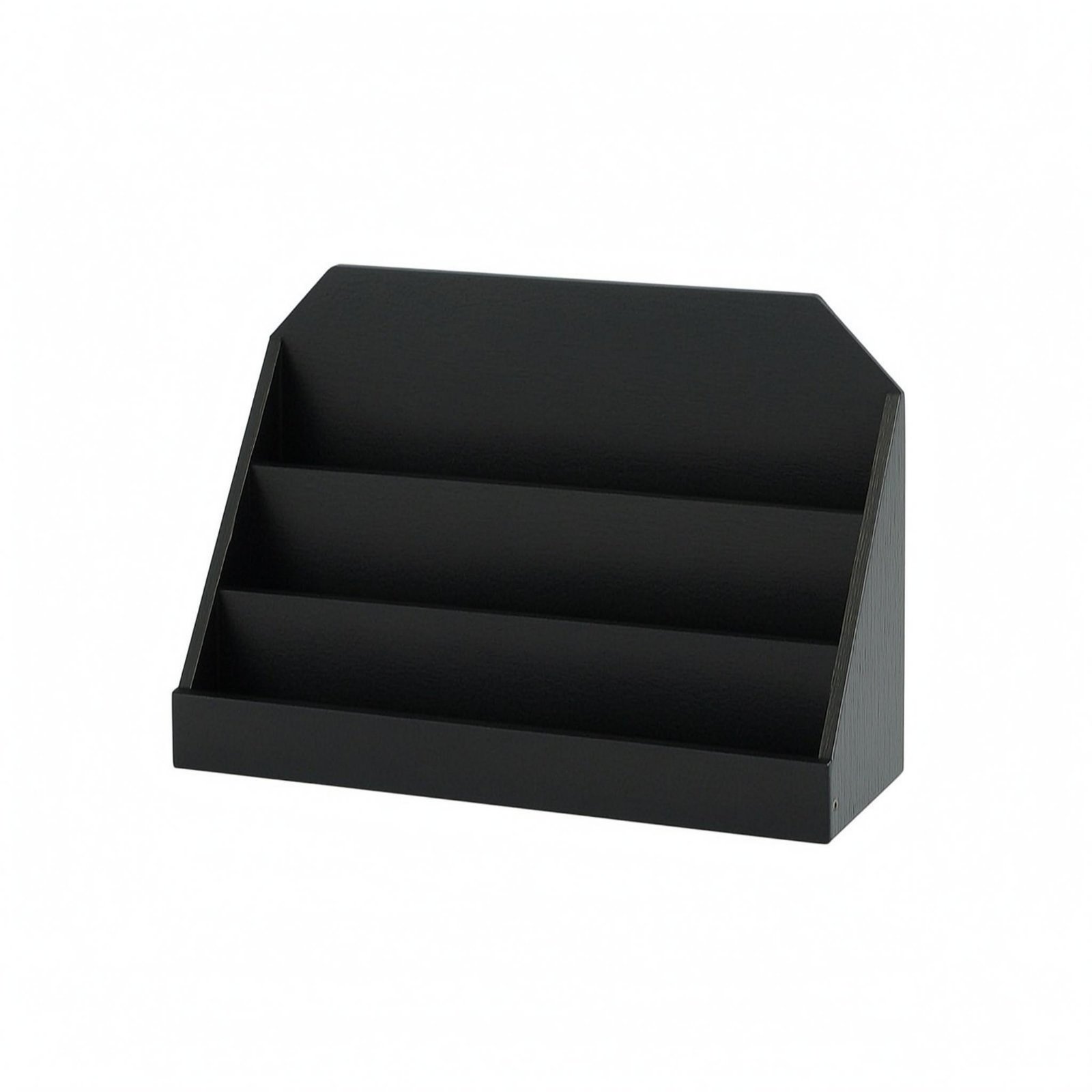 Three-Tier Wooden Magazine Rack