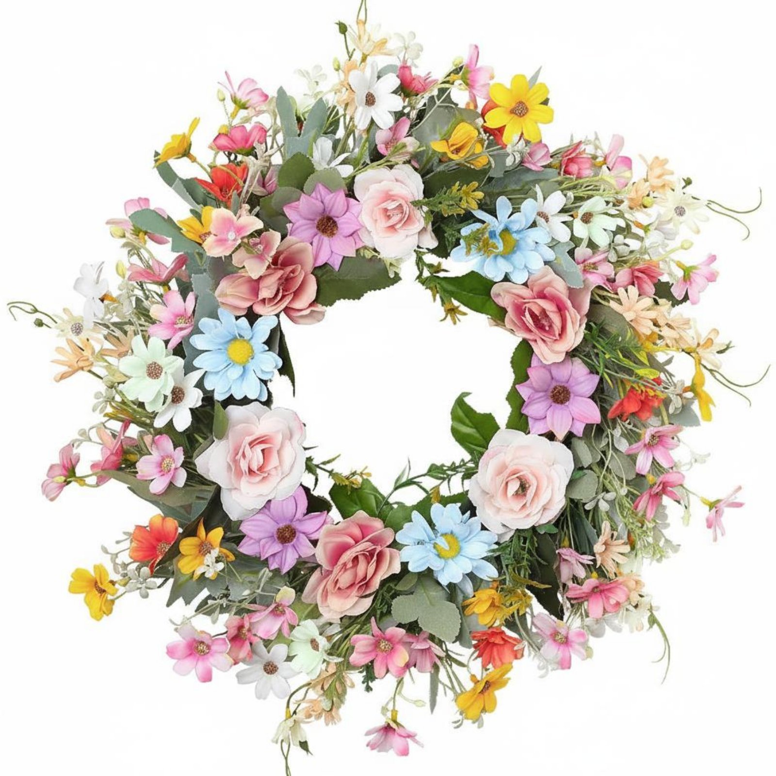 Flower Wreath Colorful