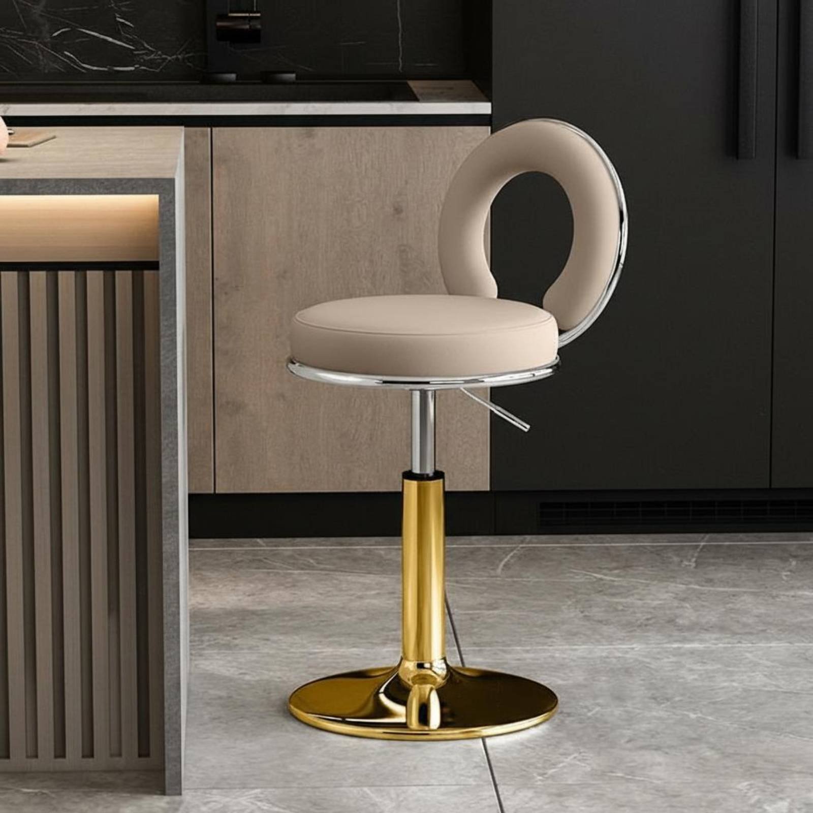 Swivel Stool with Circular Back