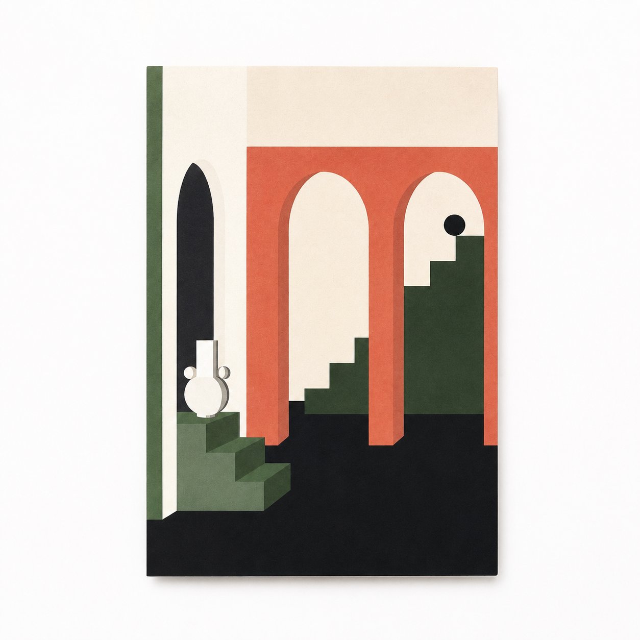 Abstract Art Postcard