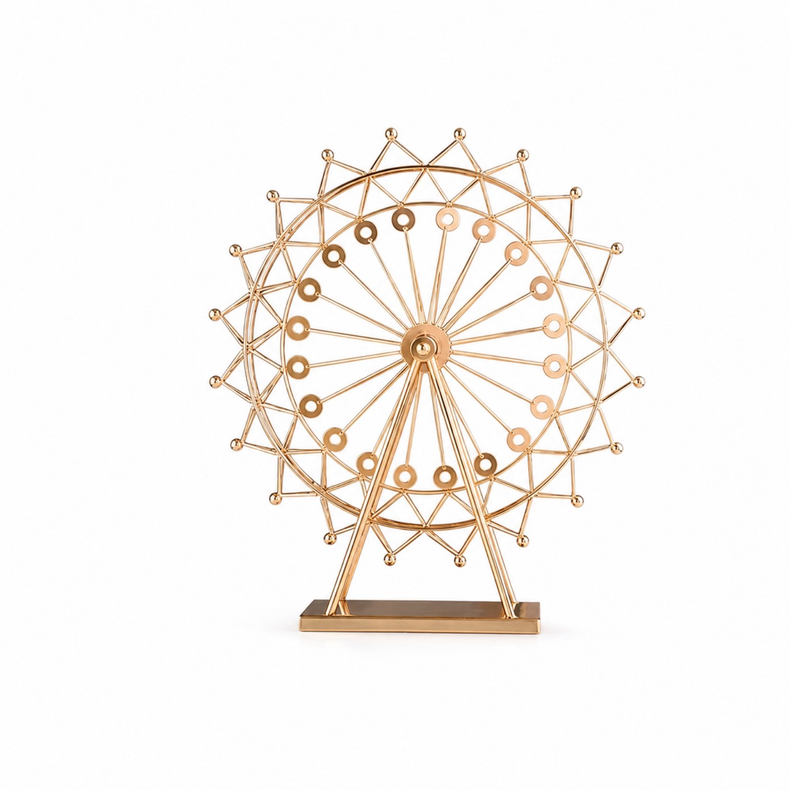 Ferriss Wheel Ornament Faux Bronze