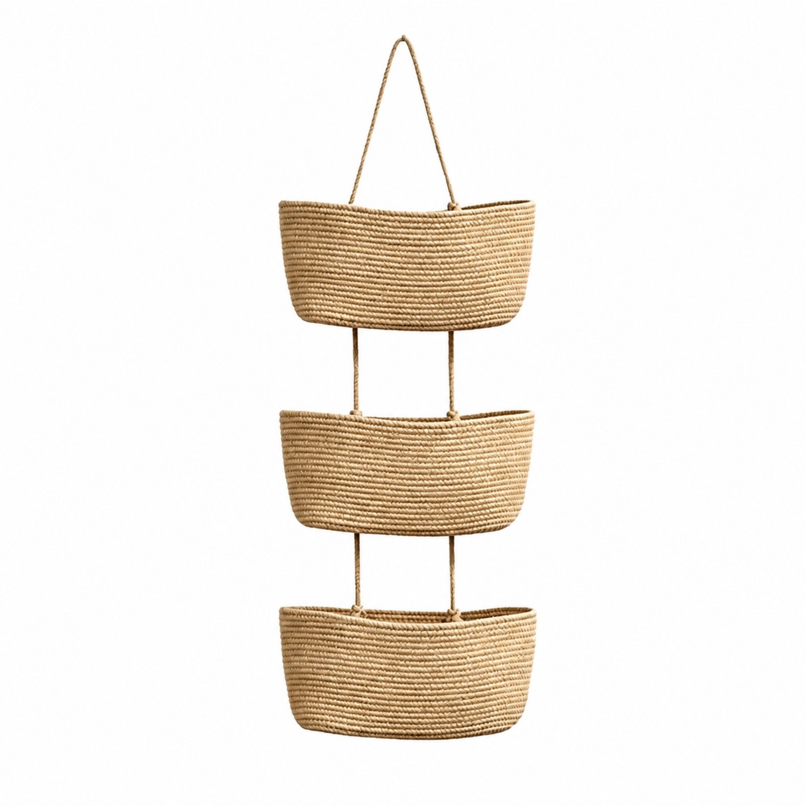 Linen Rope Hanging Organizer