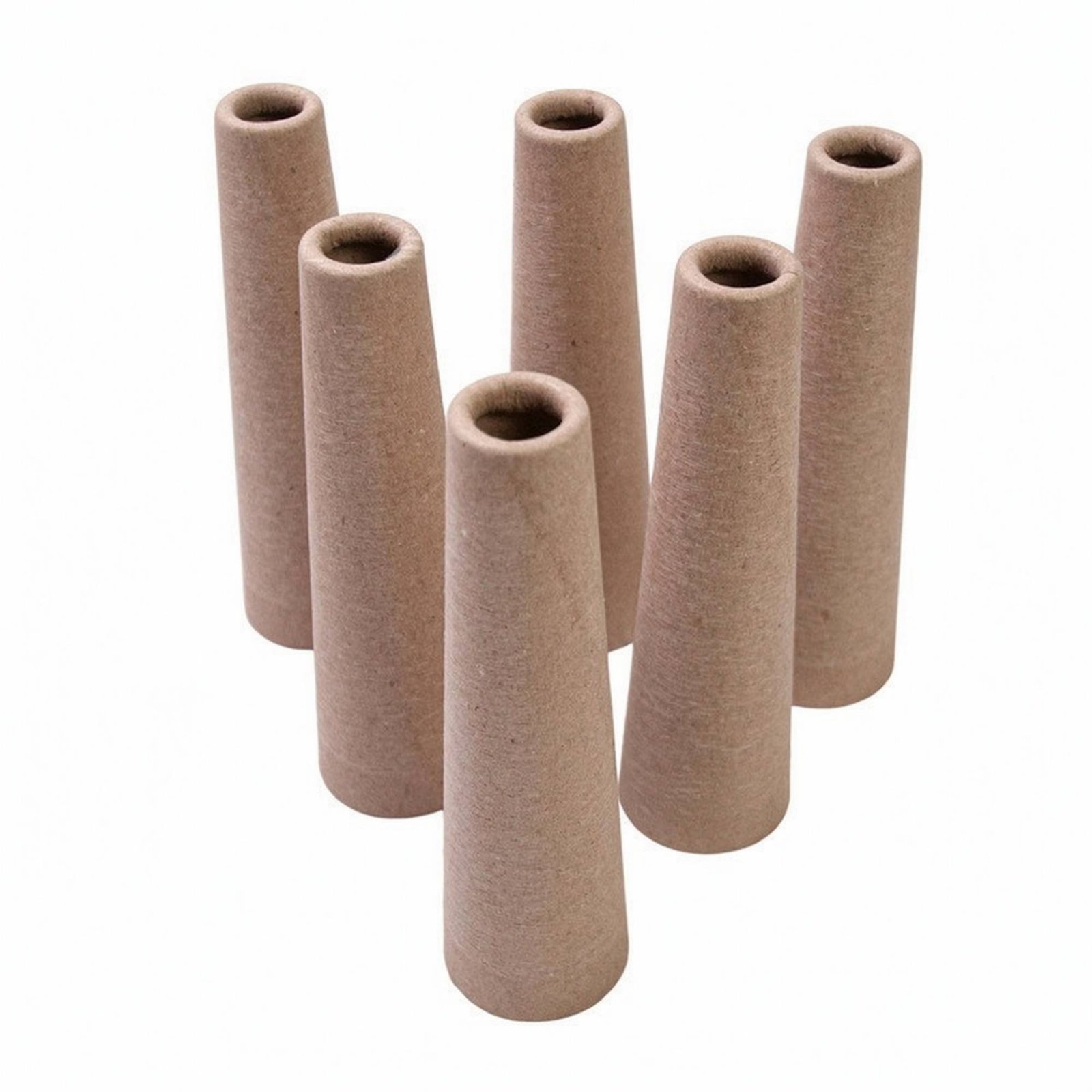 6-Piece Blank Yarn Cone Cores