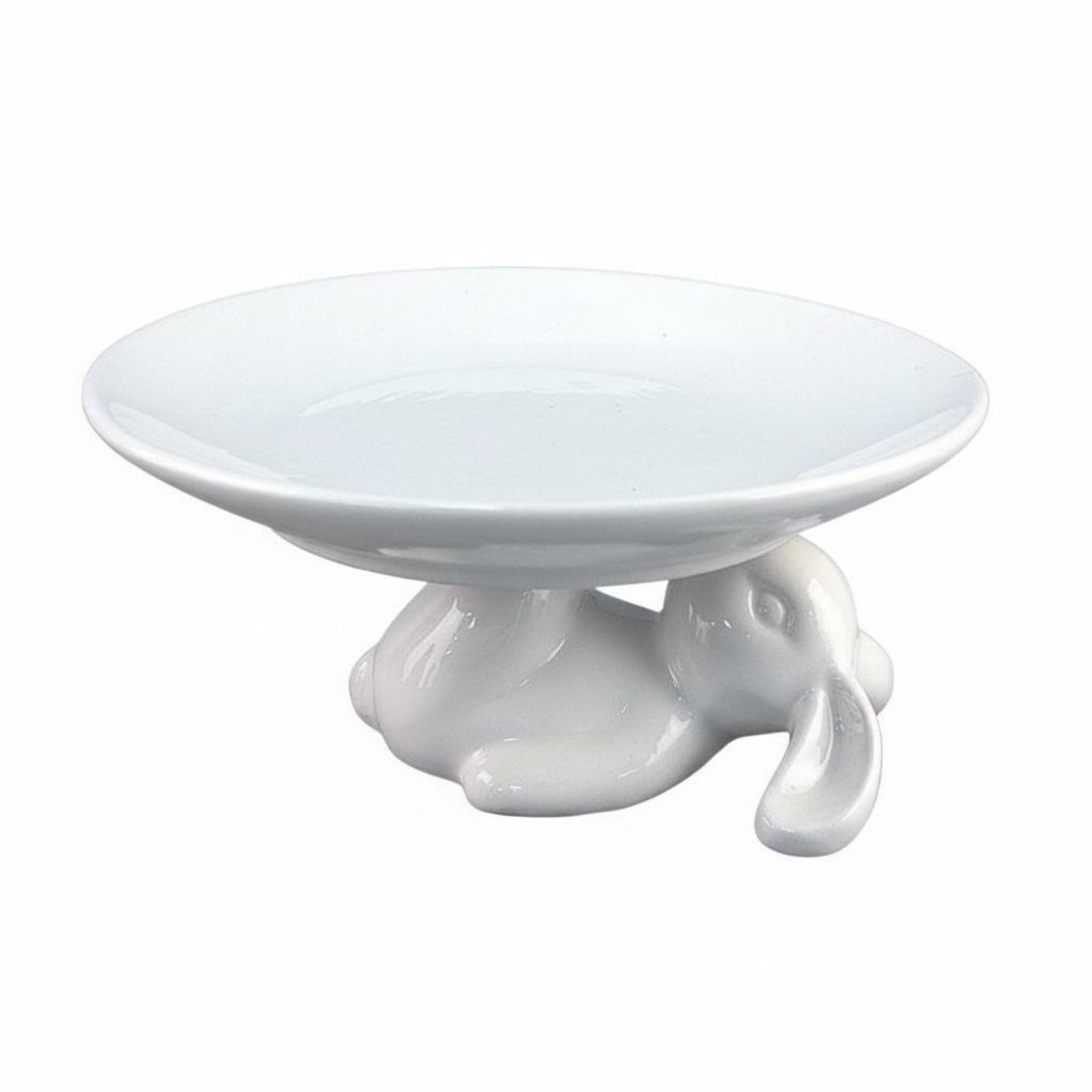 Ceramic Hare Cake Stand