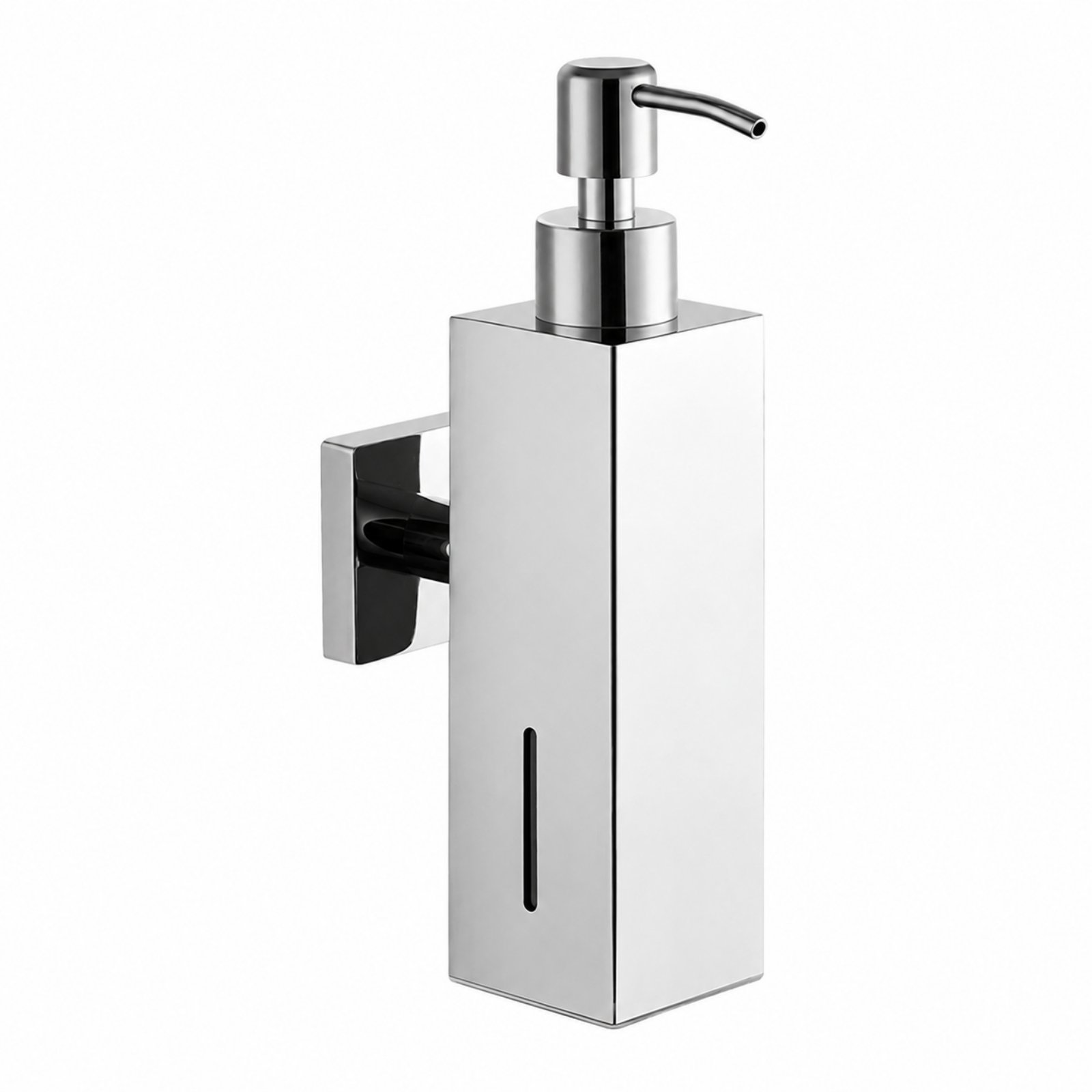 Wall-Mounted Soap Dispenser – Brushed Finish