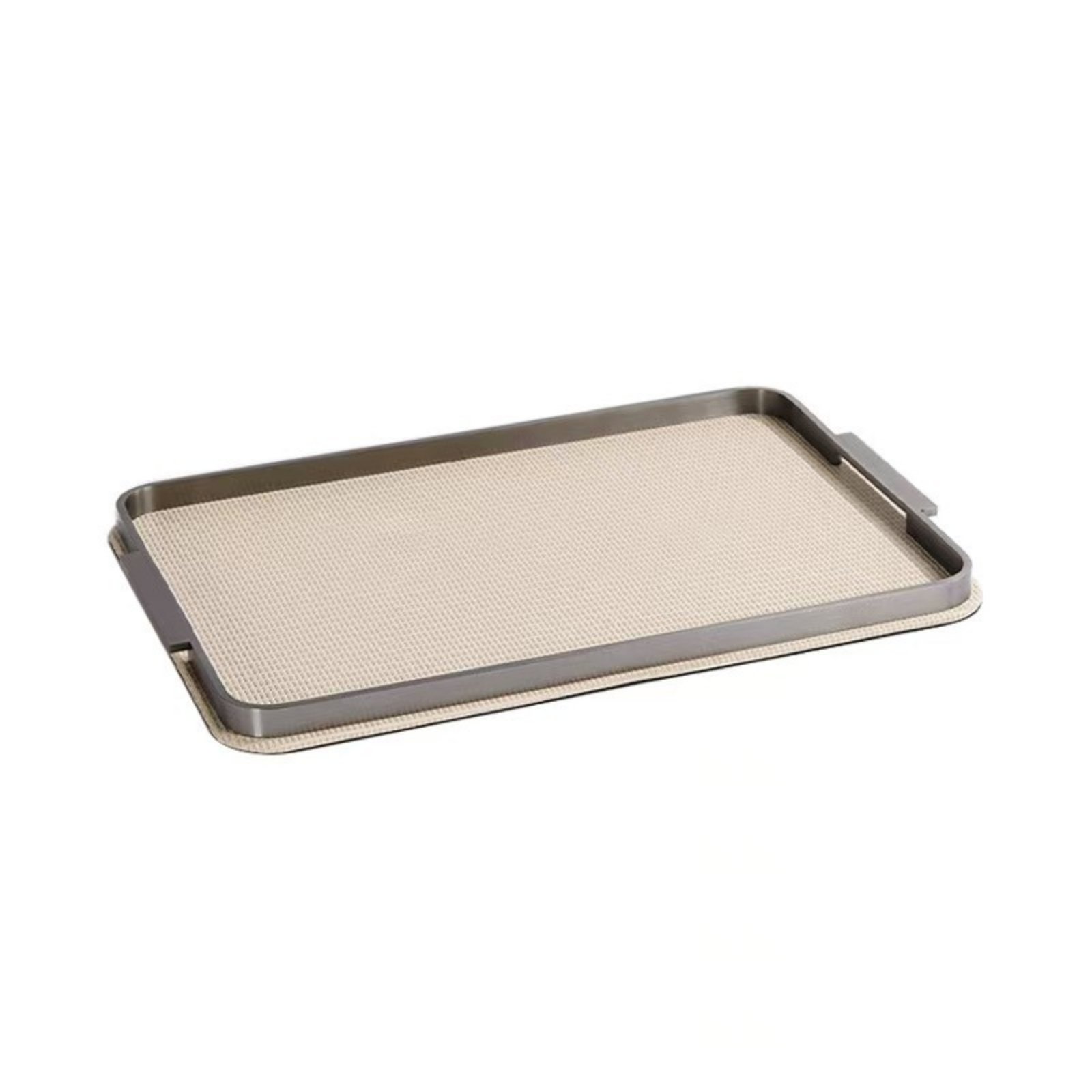 Woven Stainless Steel Serving Tray