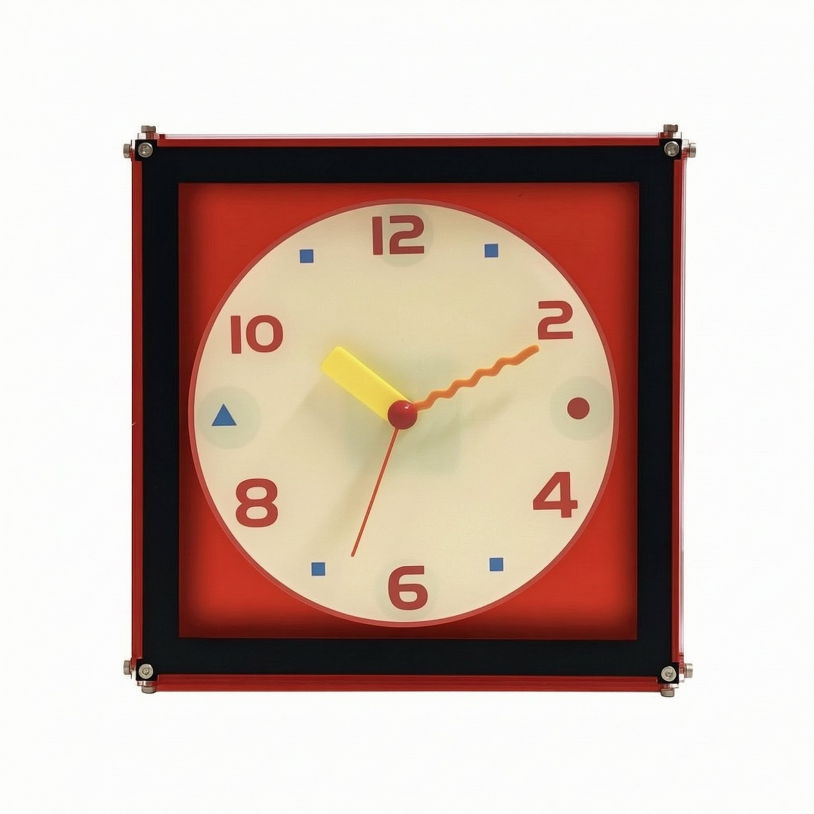 Square Silent Wall Clock