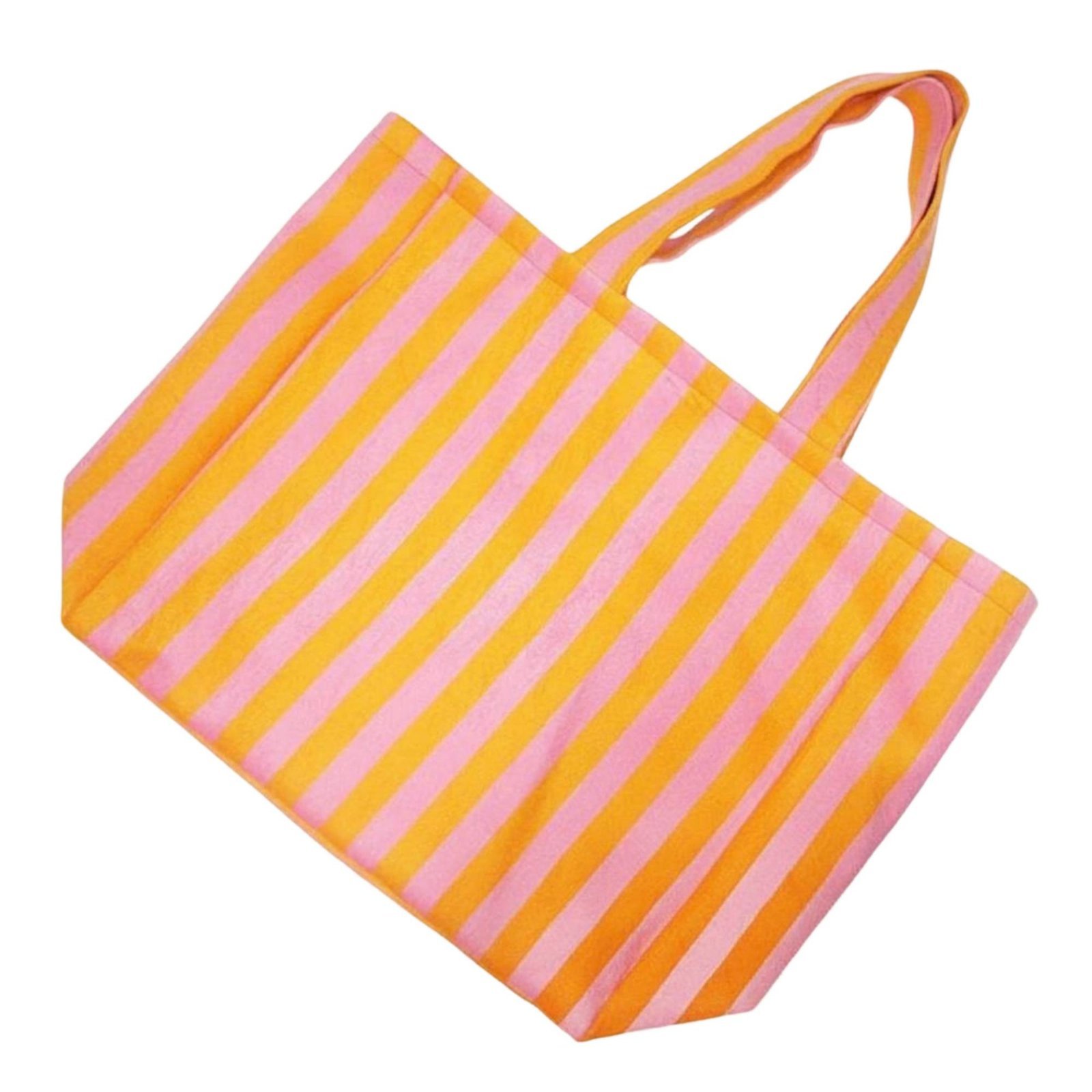 Striped Cloth Tote