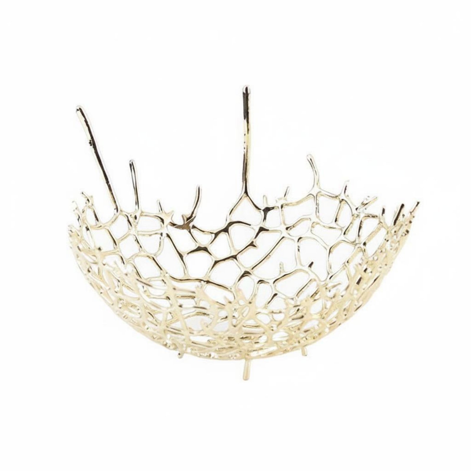 Gold Wire Fruit Bowl