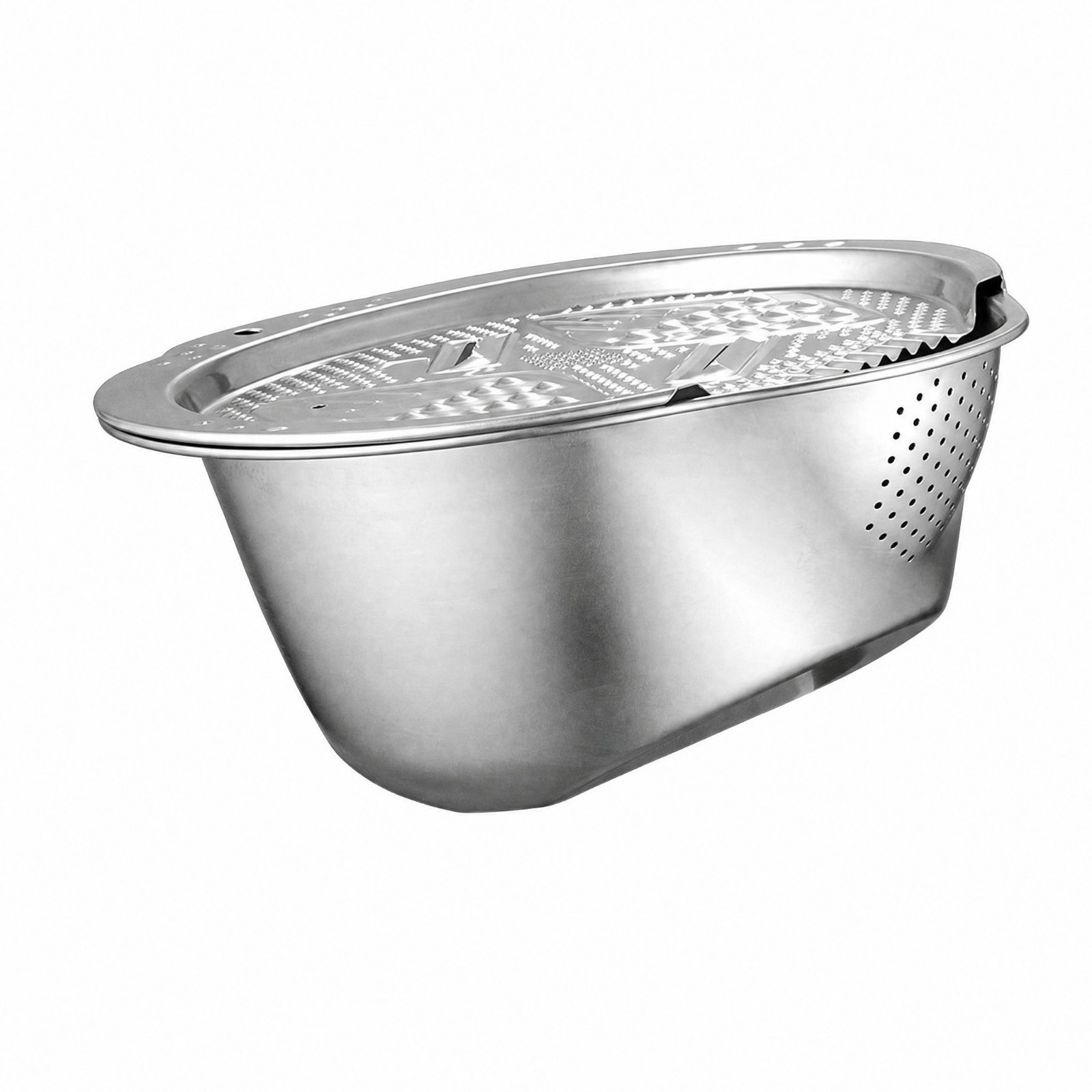 Rice Washer Strainer Bowl – 201 with Grater