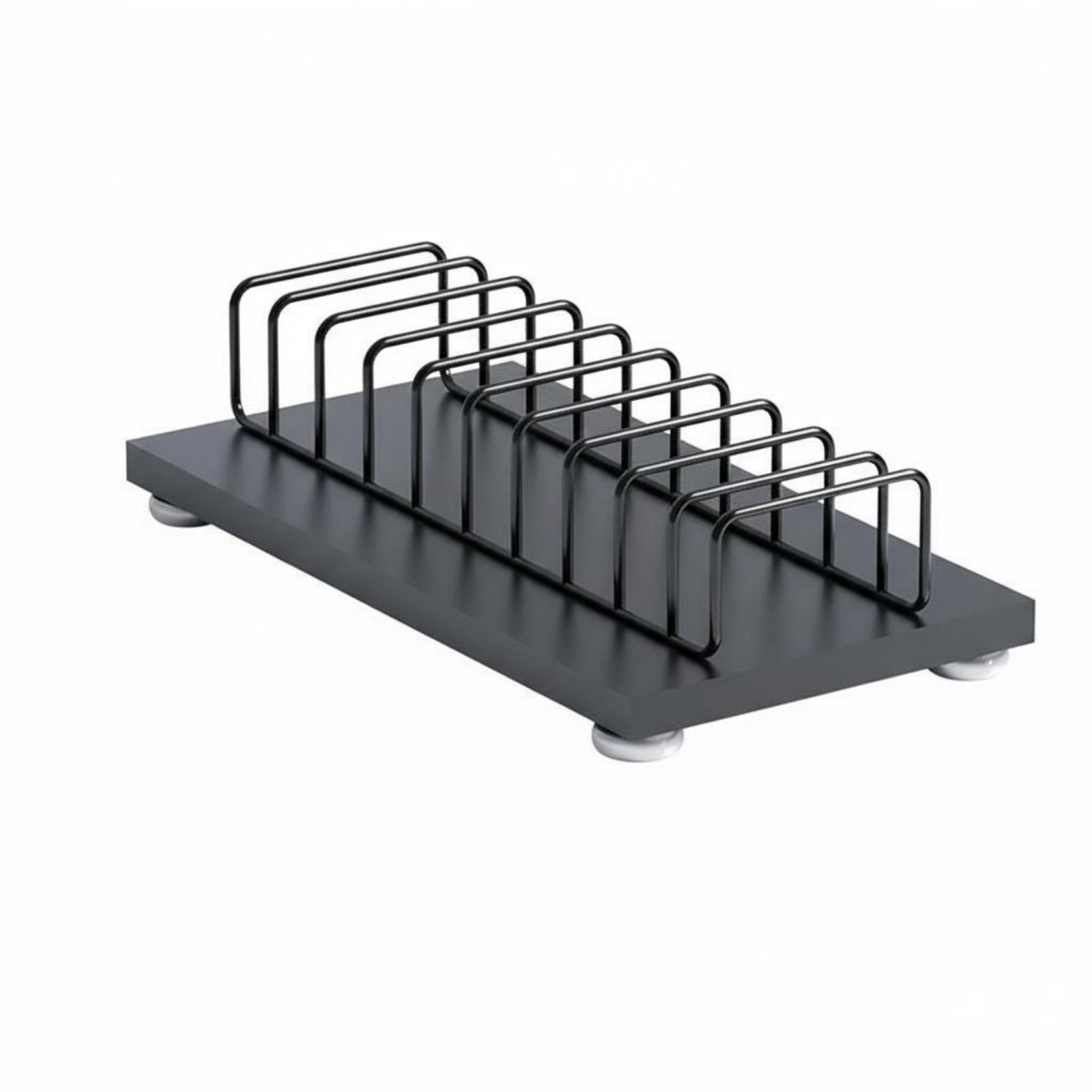 Countertop Display Rack with Slots Multiple-Slot Tile