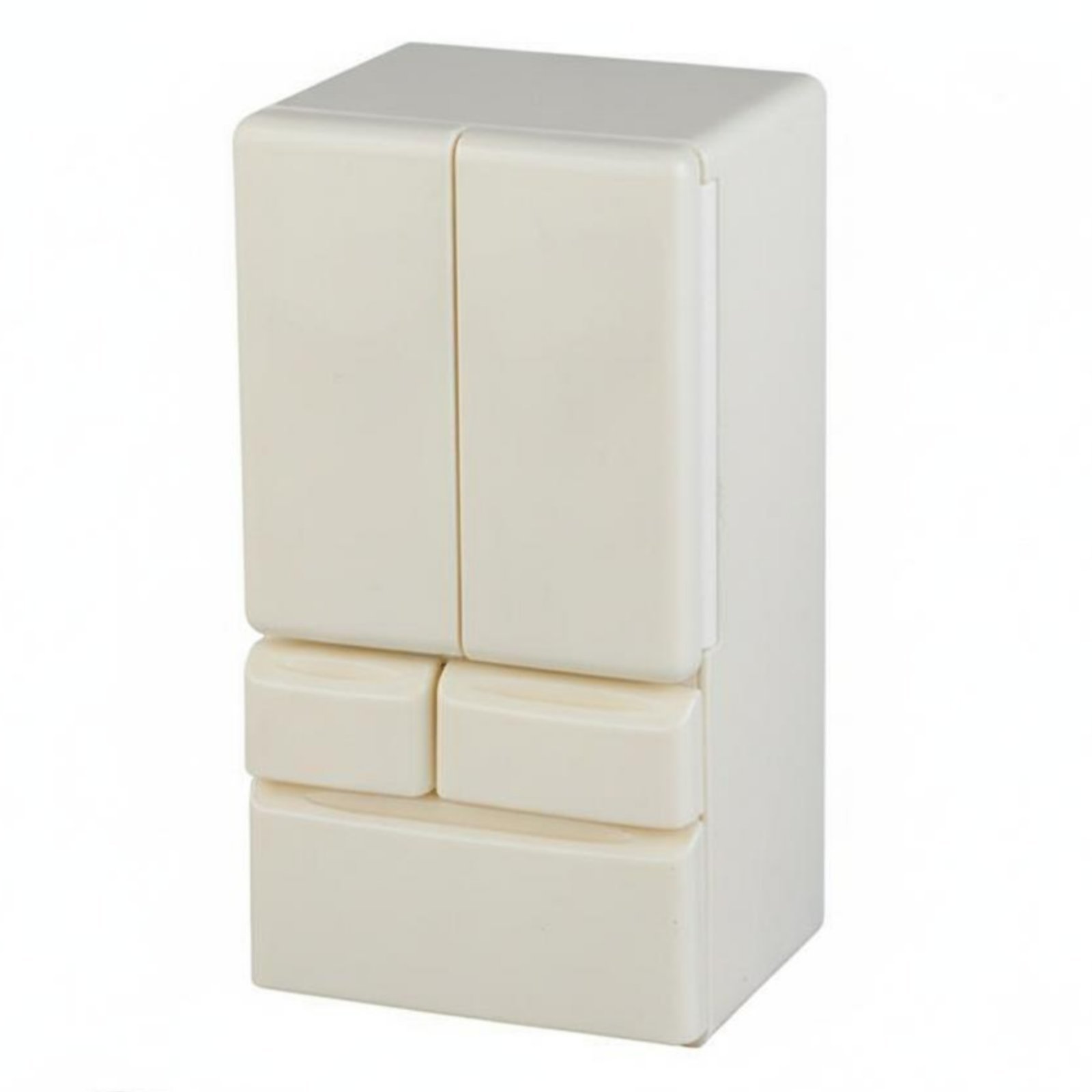 1:12 Scale Dollhouse Refrigerator – Apricot