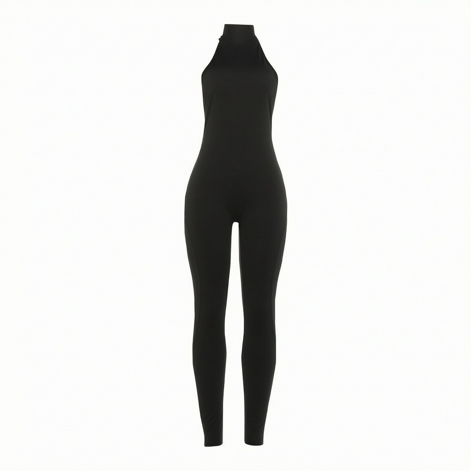 Open-Back Halter Jumpsuit