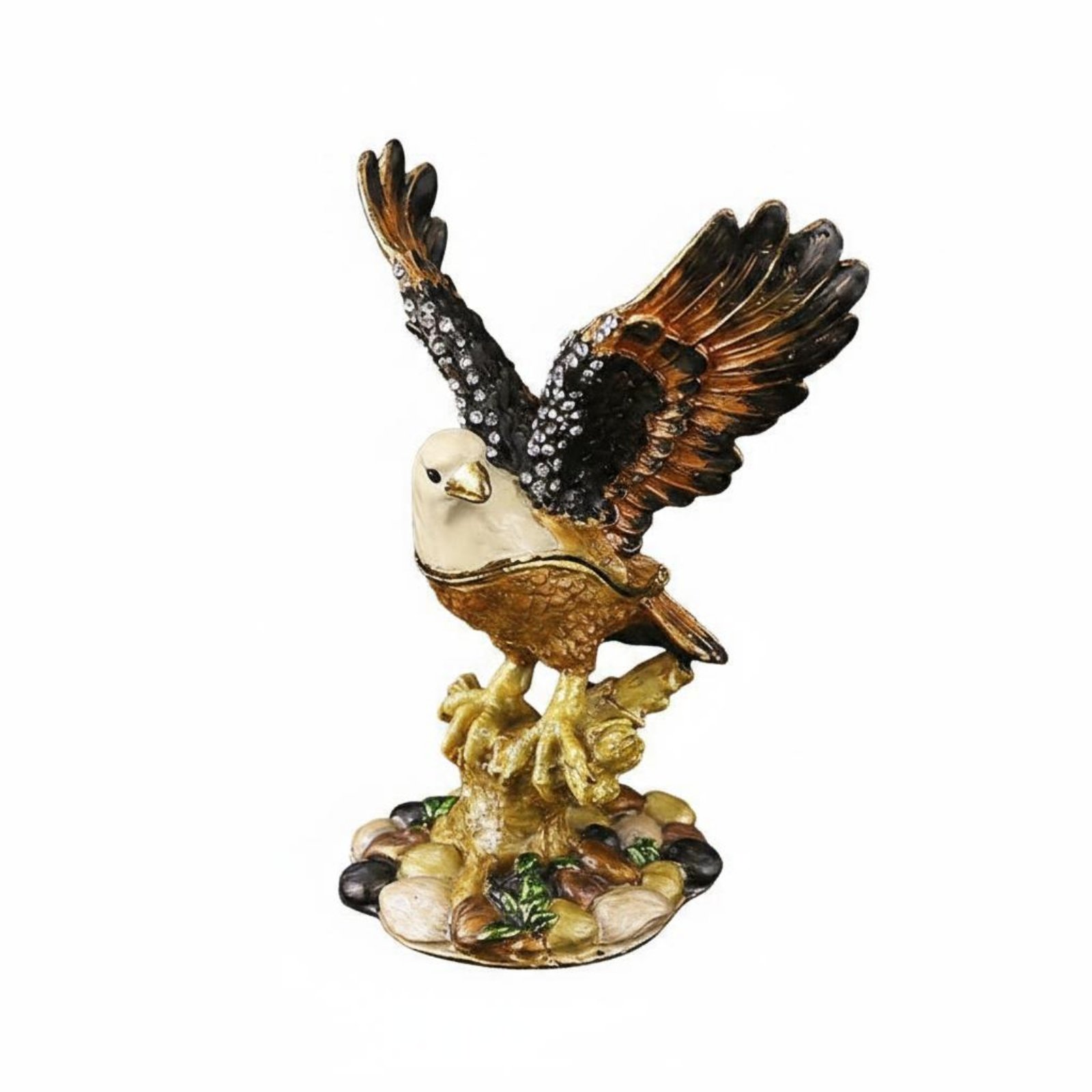 Bird Ornament Gold-Toned