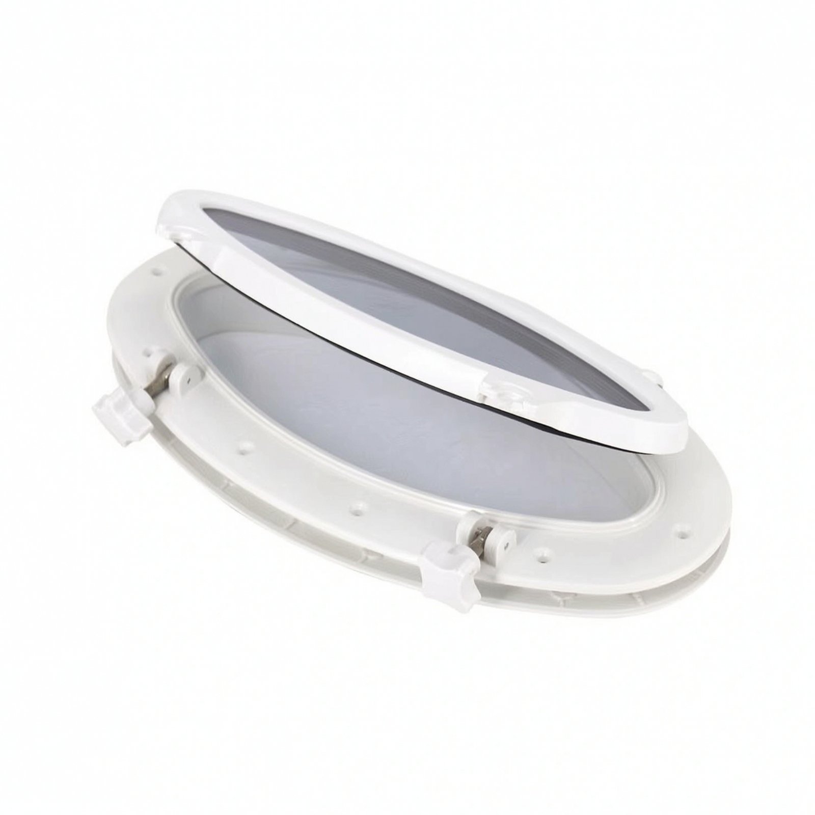 Oval Porthole Window Secure Latch