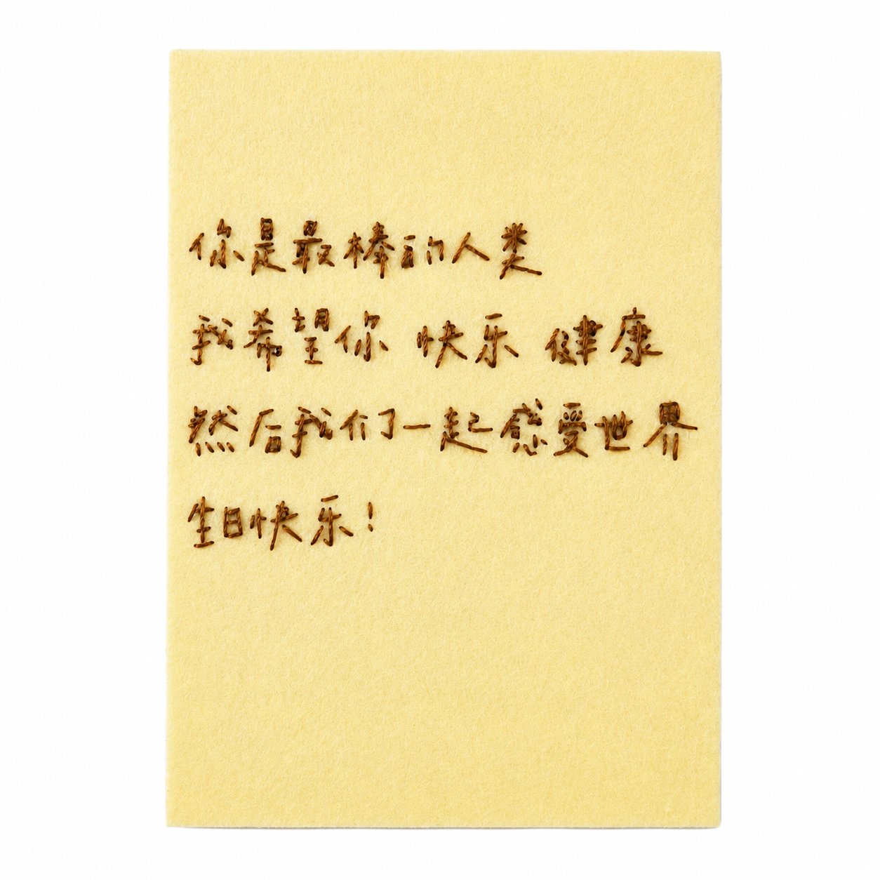 Handmade Birthday Greeting Card