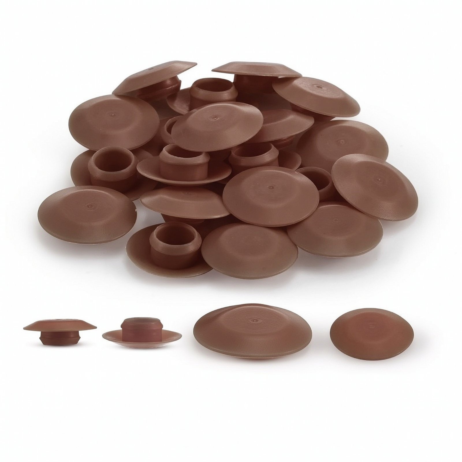 32-Piece Low-Profile Door Threshold Screw Covers