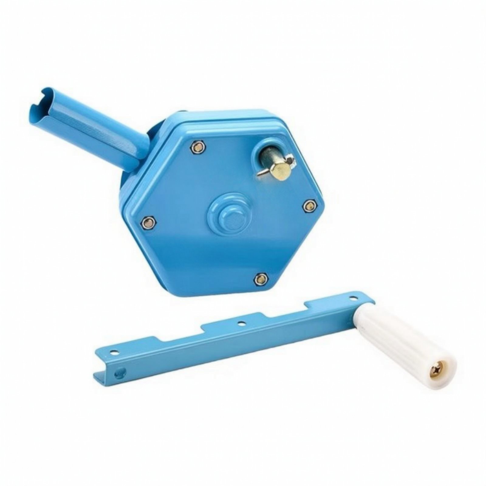Gear-Driven Greenhouse Film Winder