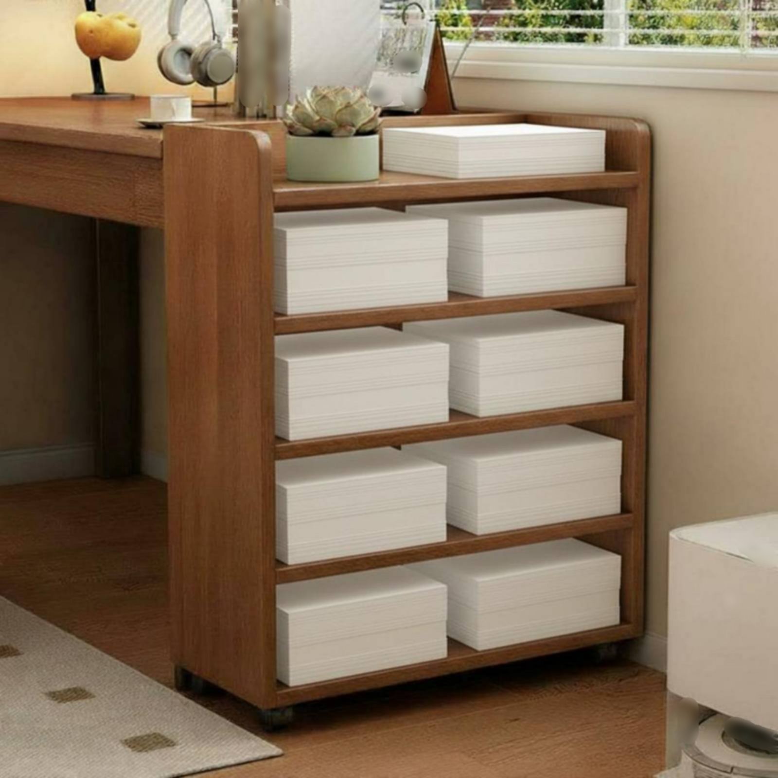 5-Tier Mobile Shelving Unit