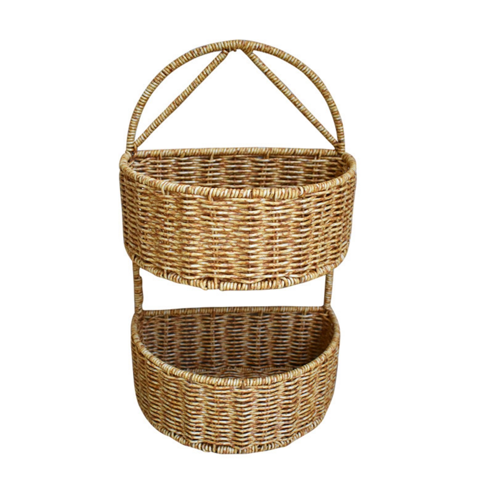 Wall-Mounted Storage Basket – 2-layer