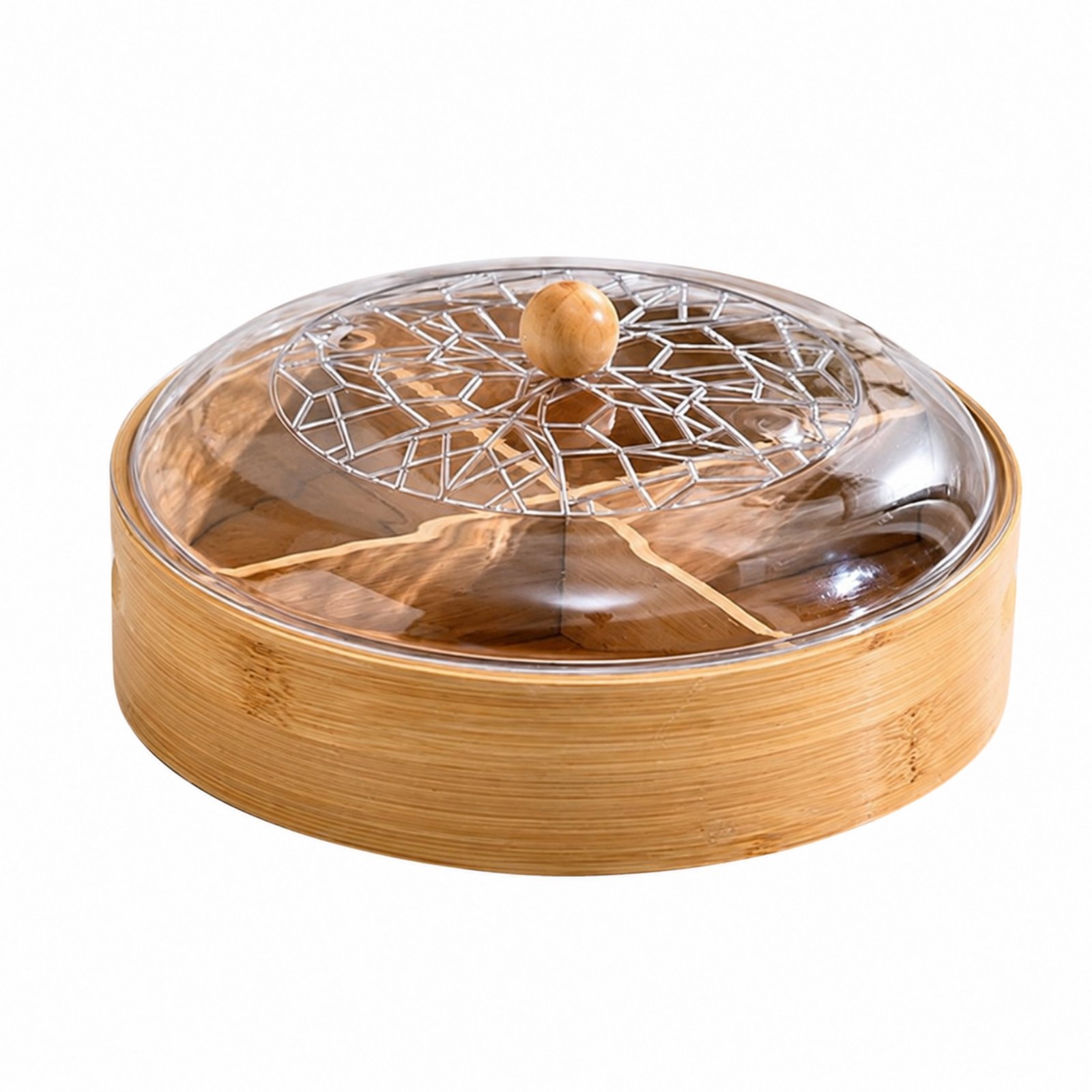 Snack Organizer with Wooden Knob