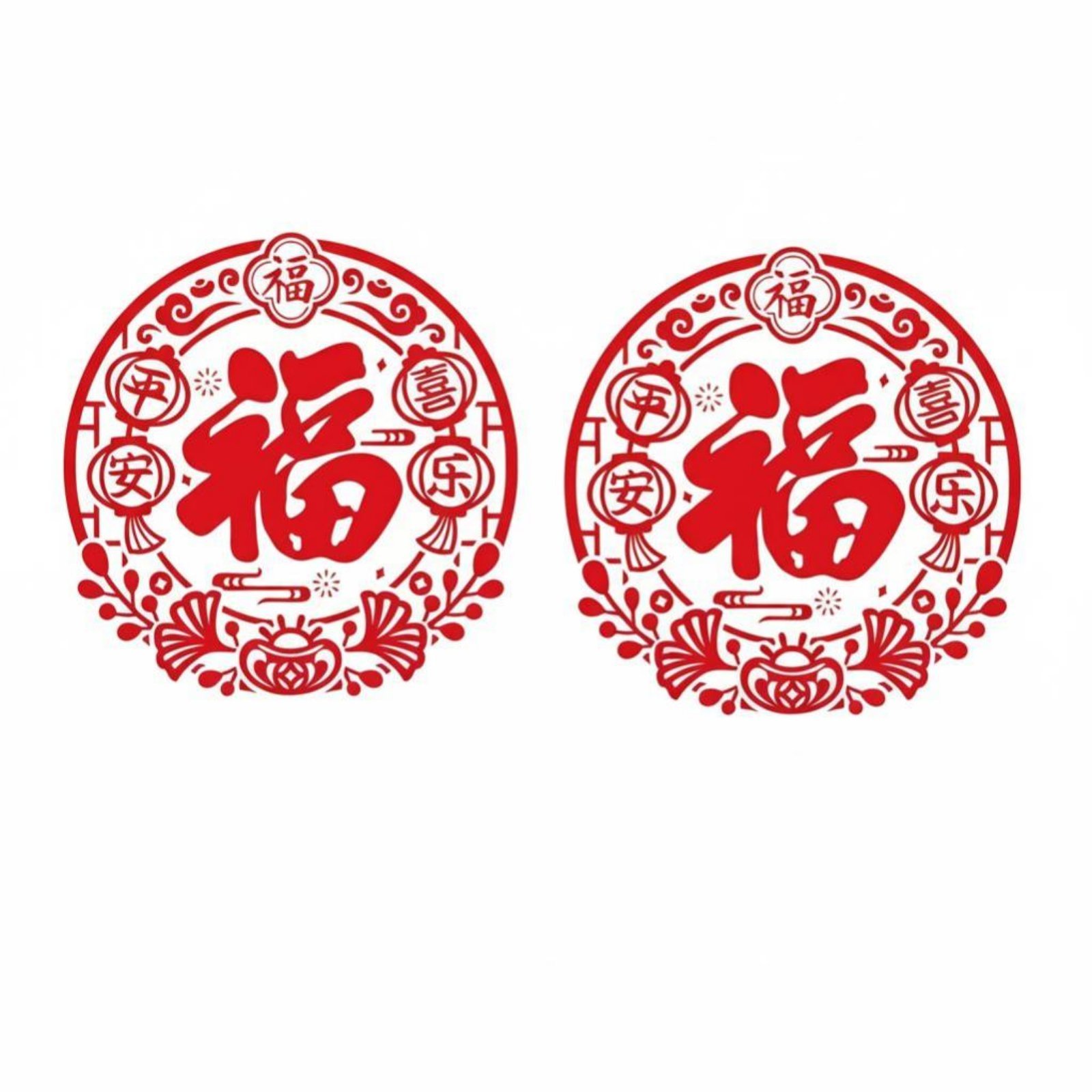 Horse Year Glass Sticker – Style B