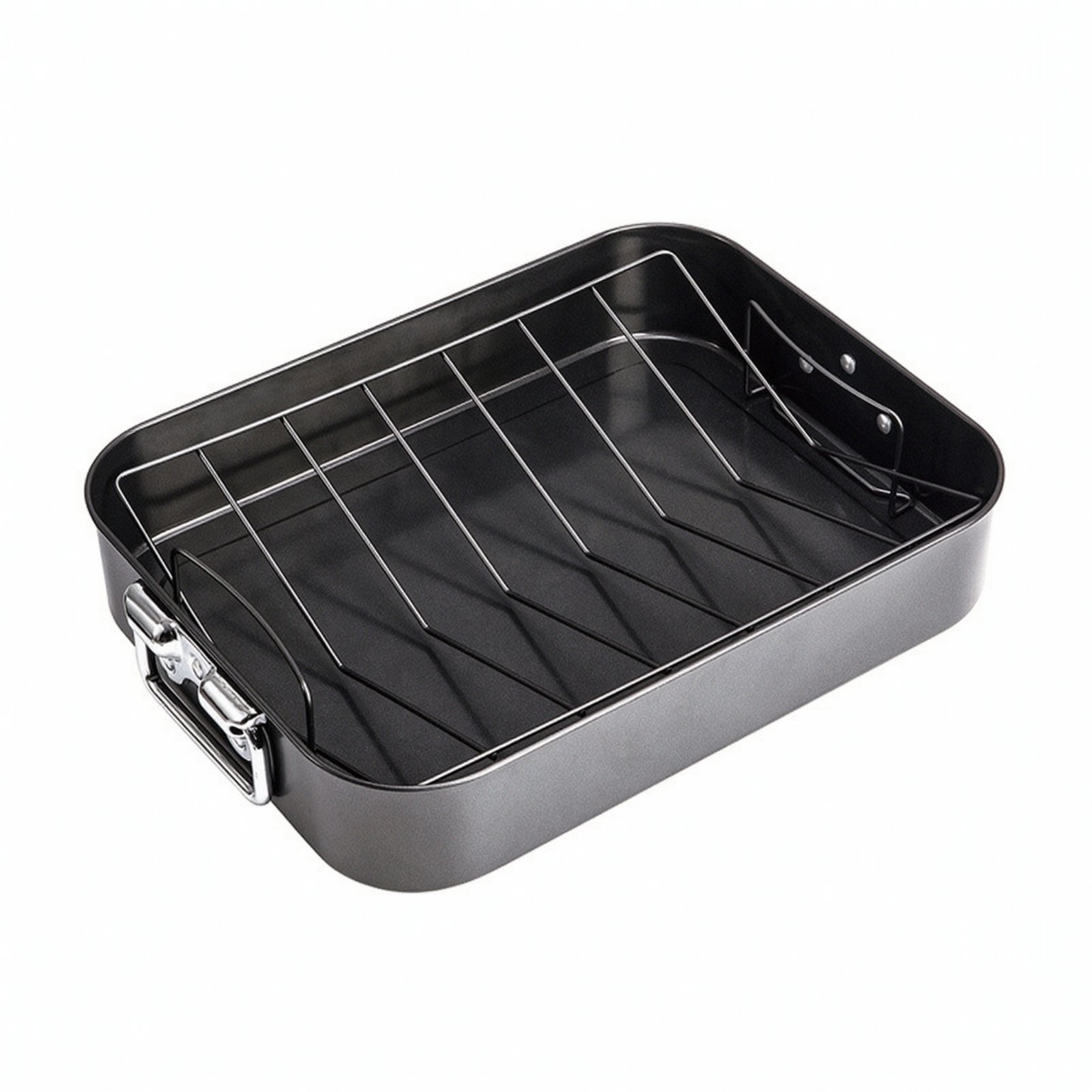 Nonstick Roasting Pan – Wk10052 Black 16 Inch