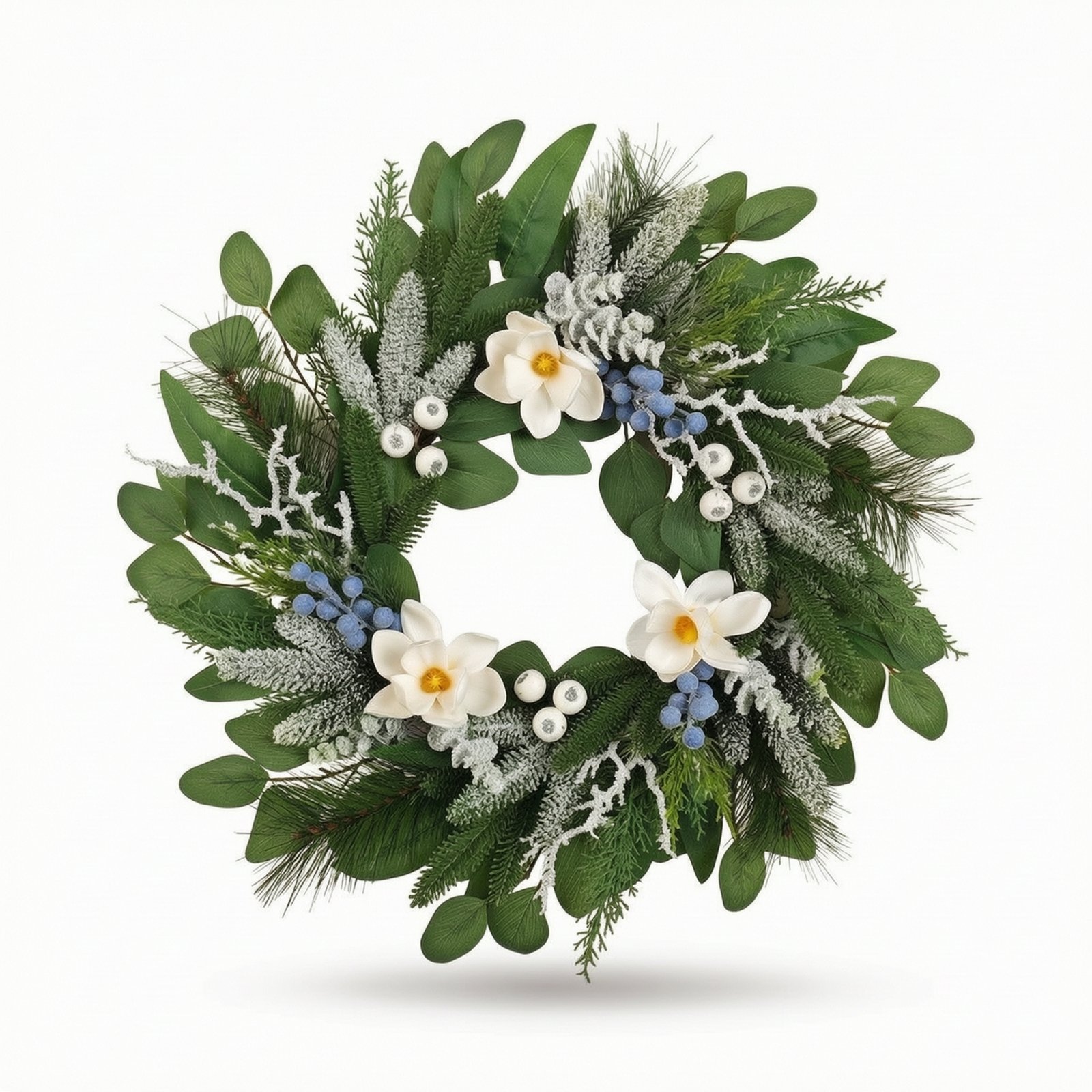 Frosted Fruit Cluster Wreath