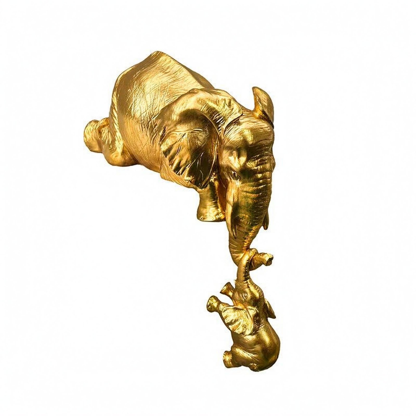 Gold Elephant Statue